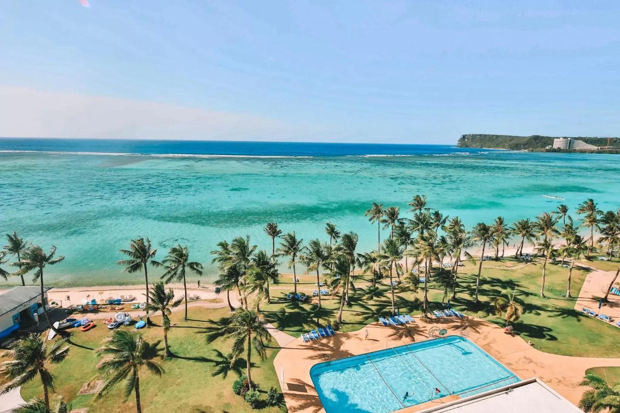 Swimming pool, Pool View in Crowne Plaza Resort Guam