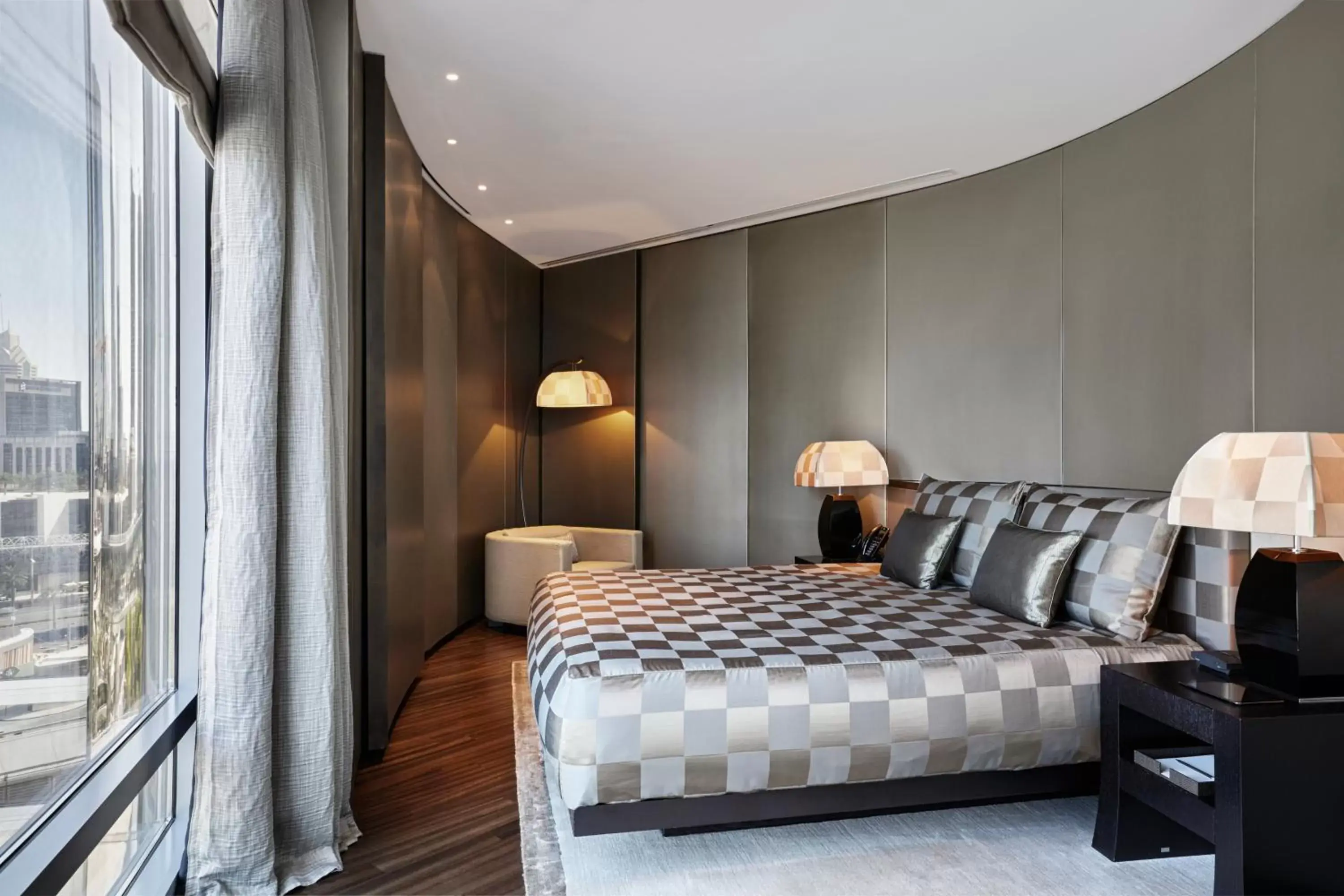Bed in Armani Hotel Dubai