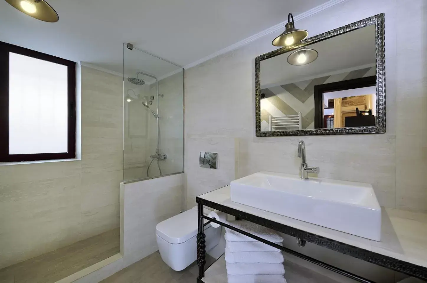 Bathroom in Dryades & Orion Hotel