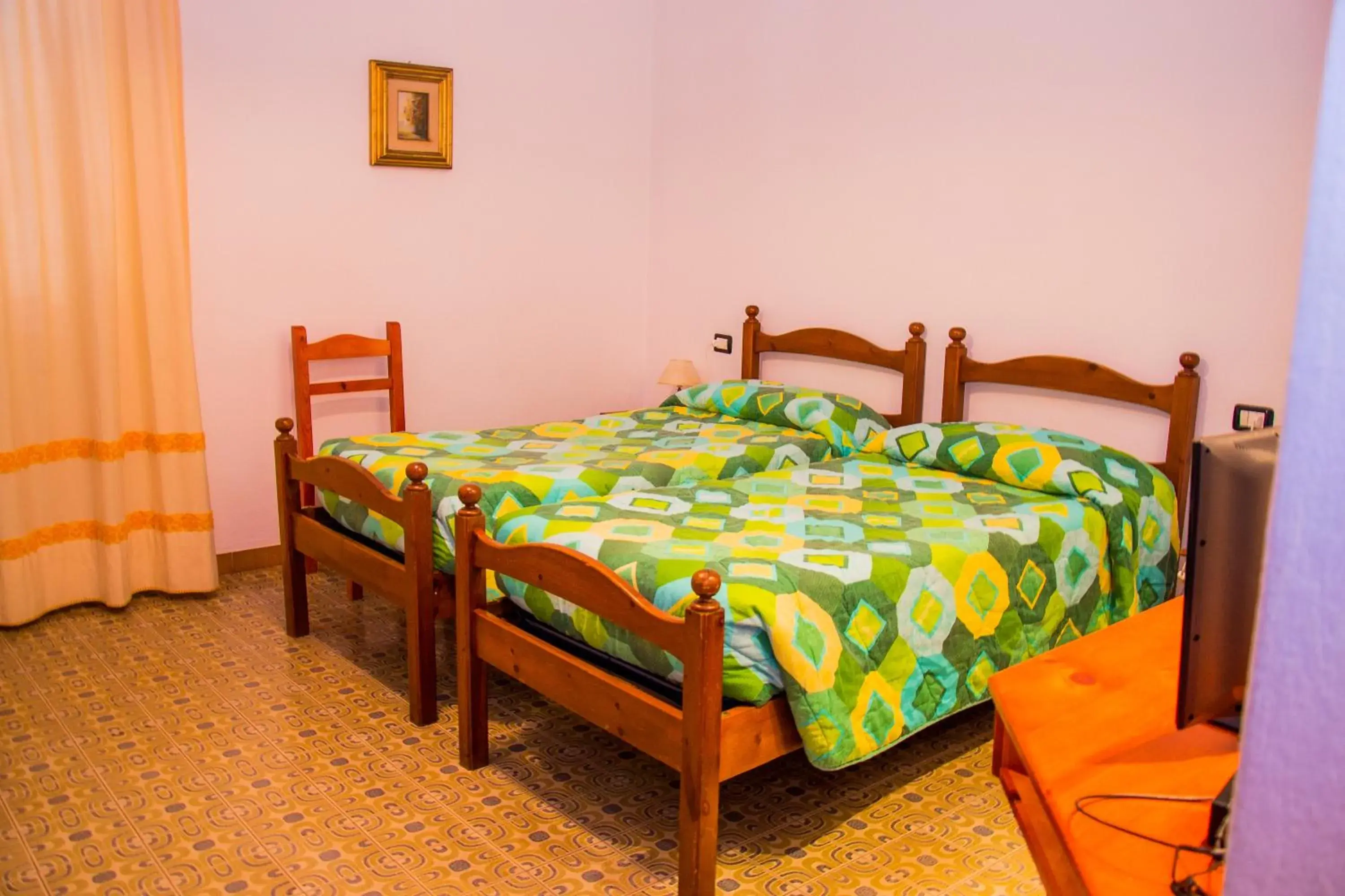 Bed in Hotel Piccada