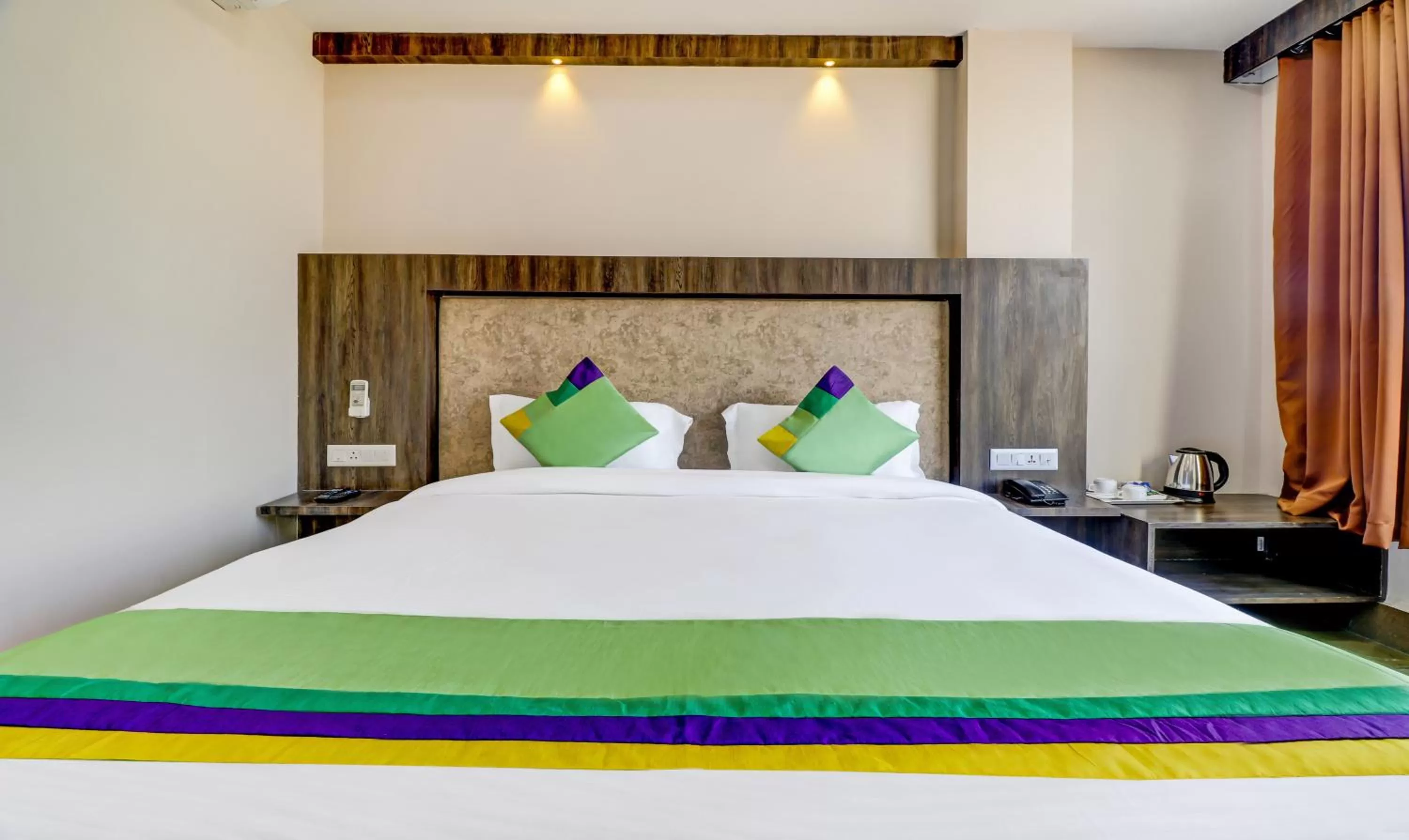 Bed in Hotel Bikalal, Bikaner