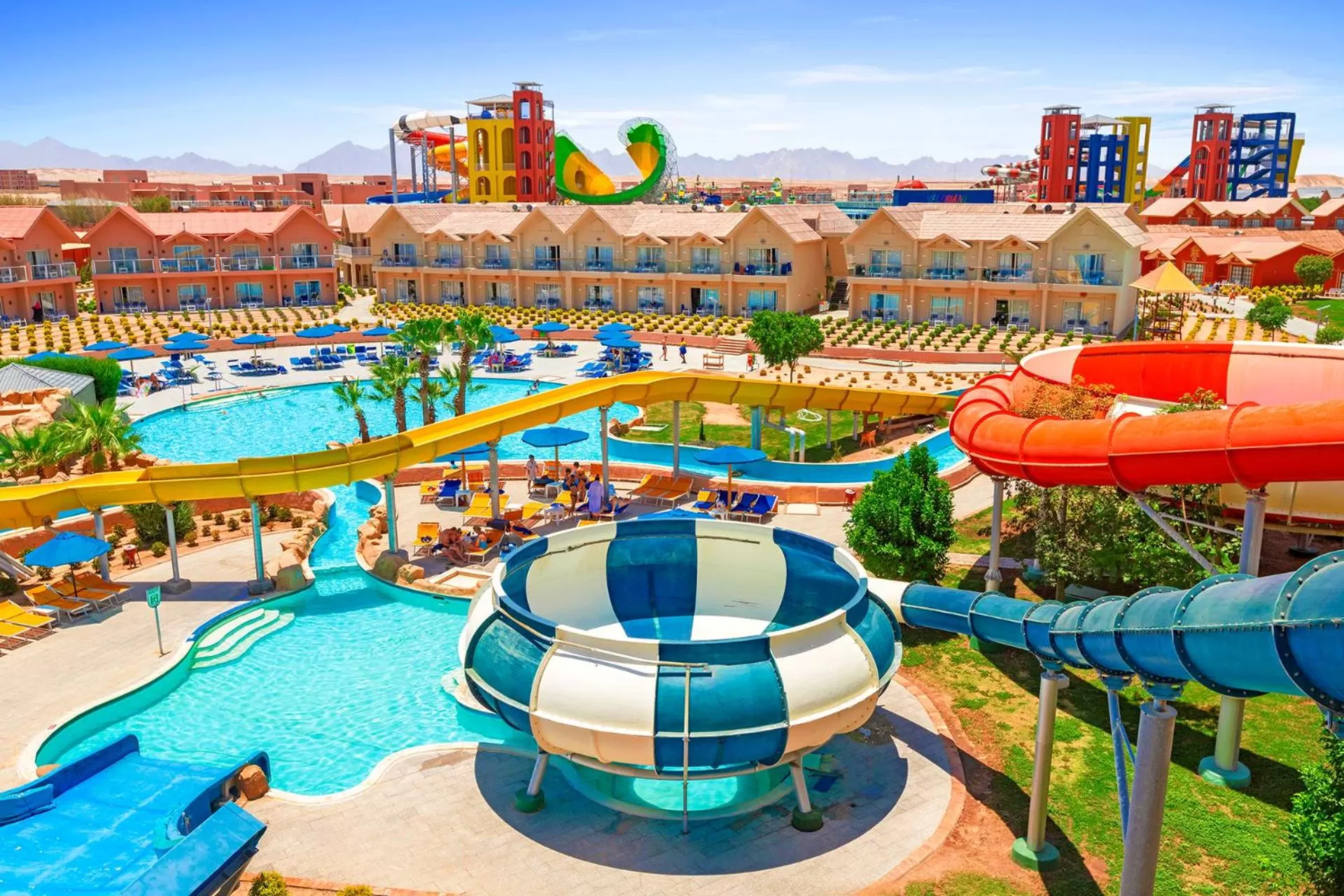 Aqua park in Neverland City Hurghada - Pickalbatros