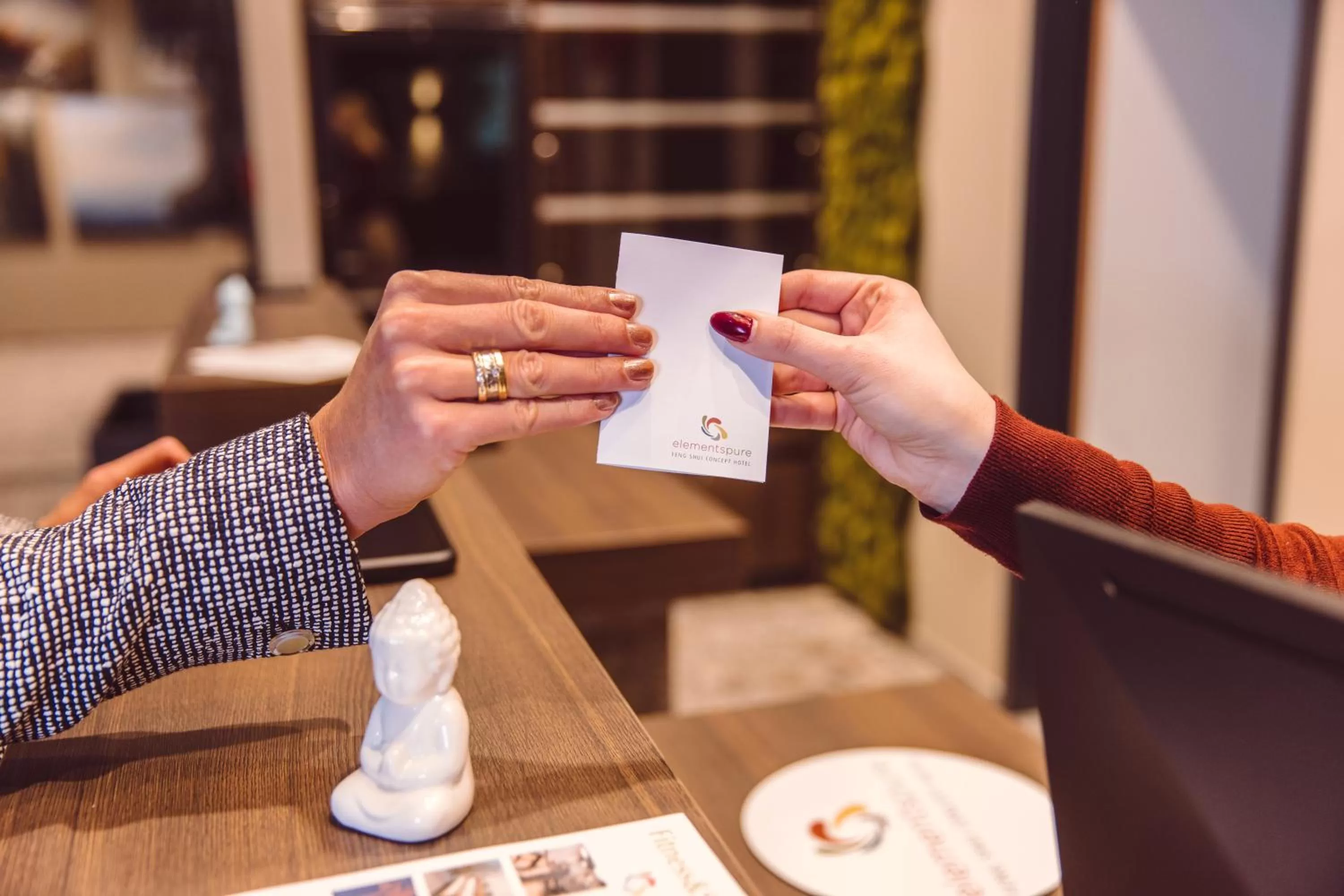 Lobby or reception in Hotel Libertas elements pure