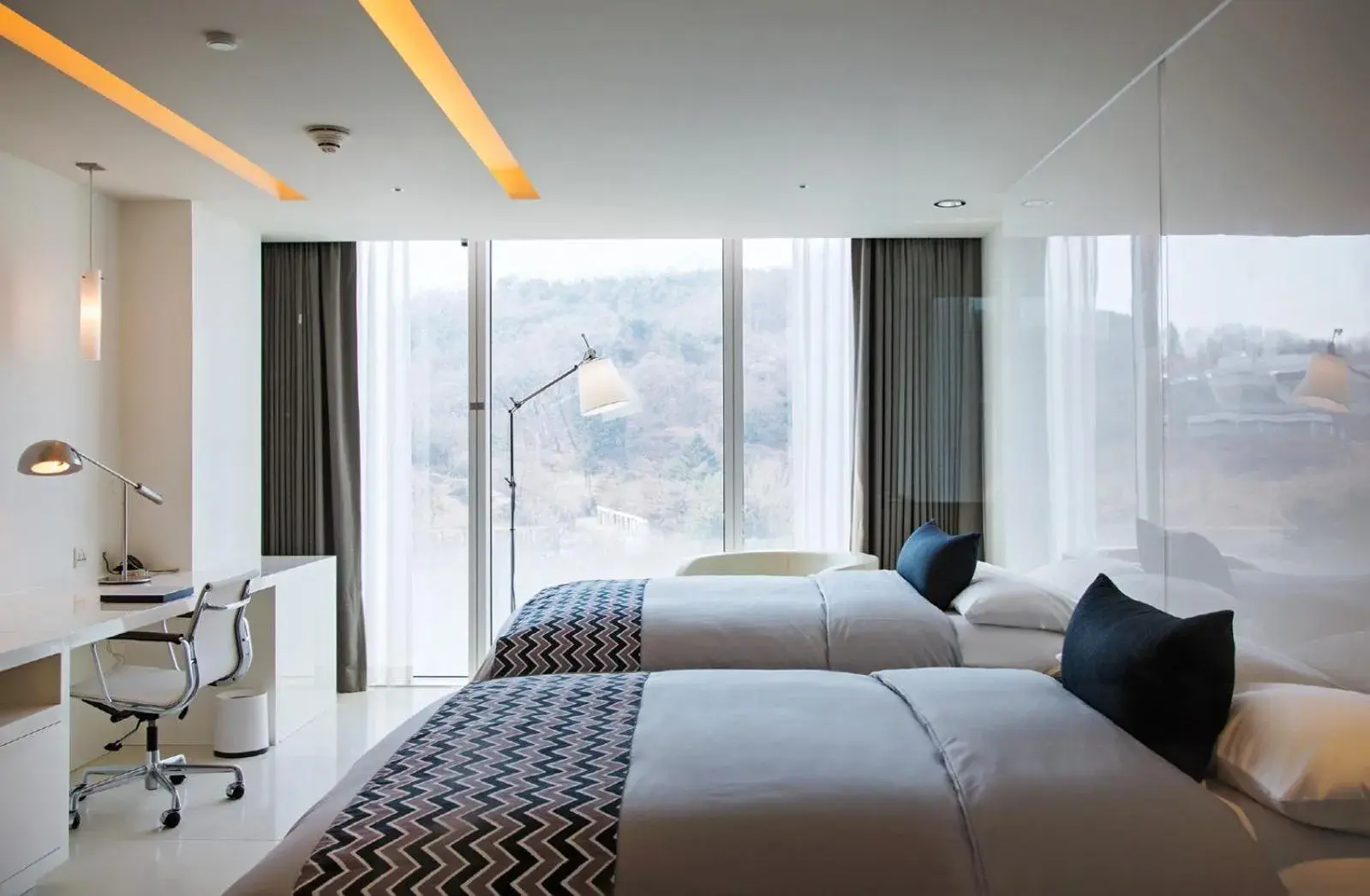 Bed in Vista Walkerhill Seoul