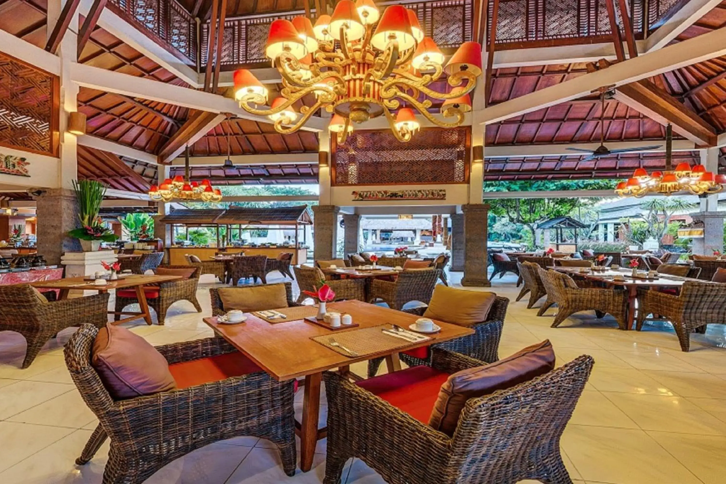 Restaurant/Places to Eat in Rama Beach Resort And Villas