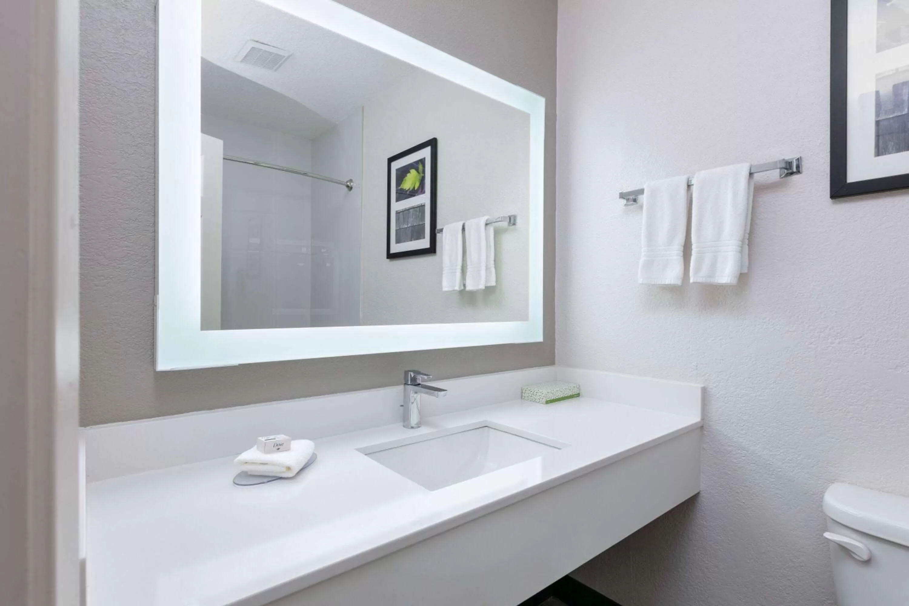 TV and multimedia in La Quinta Inn by Wyndham Dallas Uptown