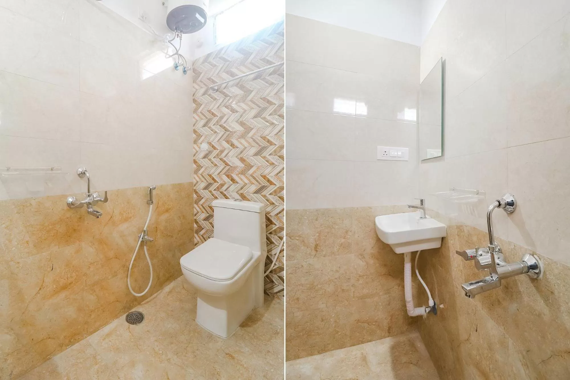 Toilet in FabHotel Broholic Suites - Nr US Consulate, Financial District