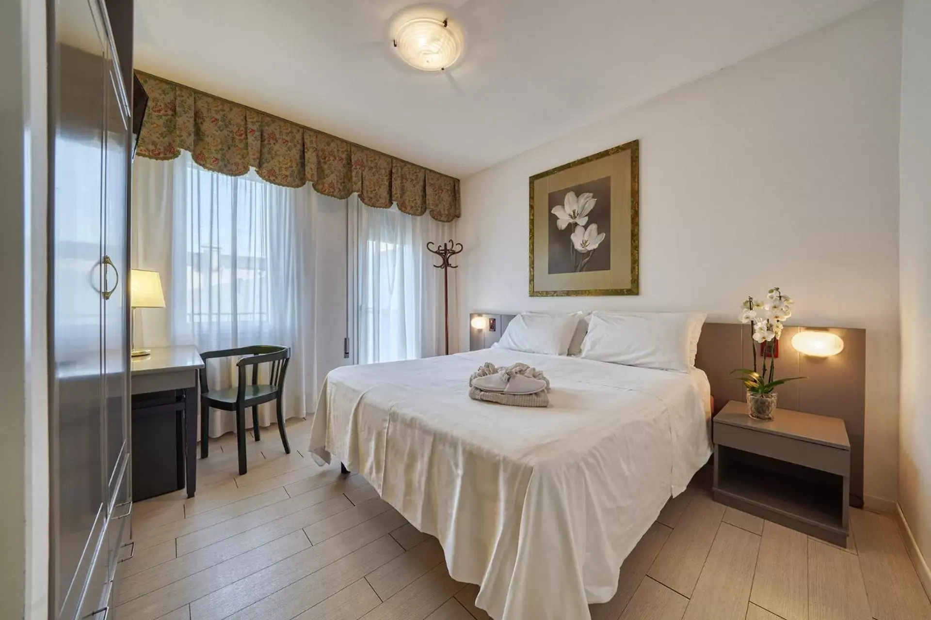 Bedroom, Bed in Hotel Terme Olympia