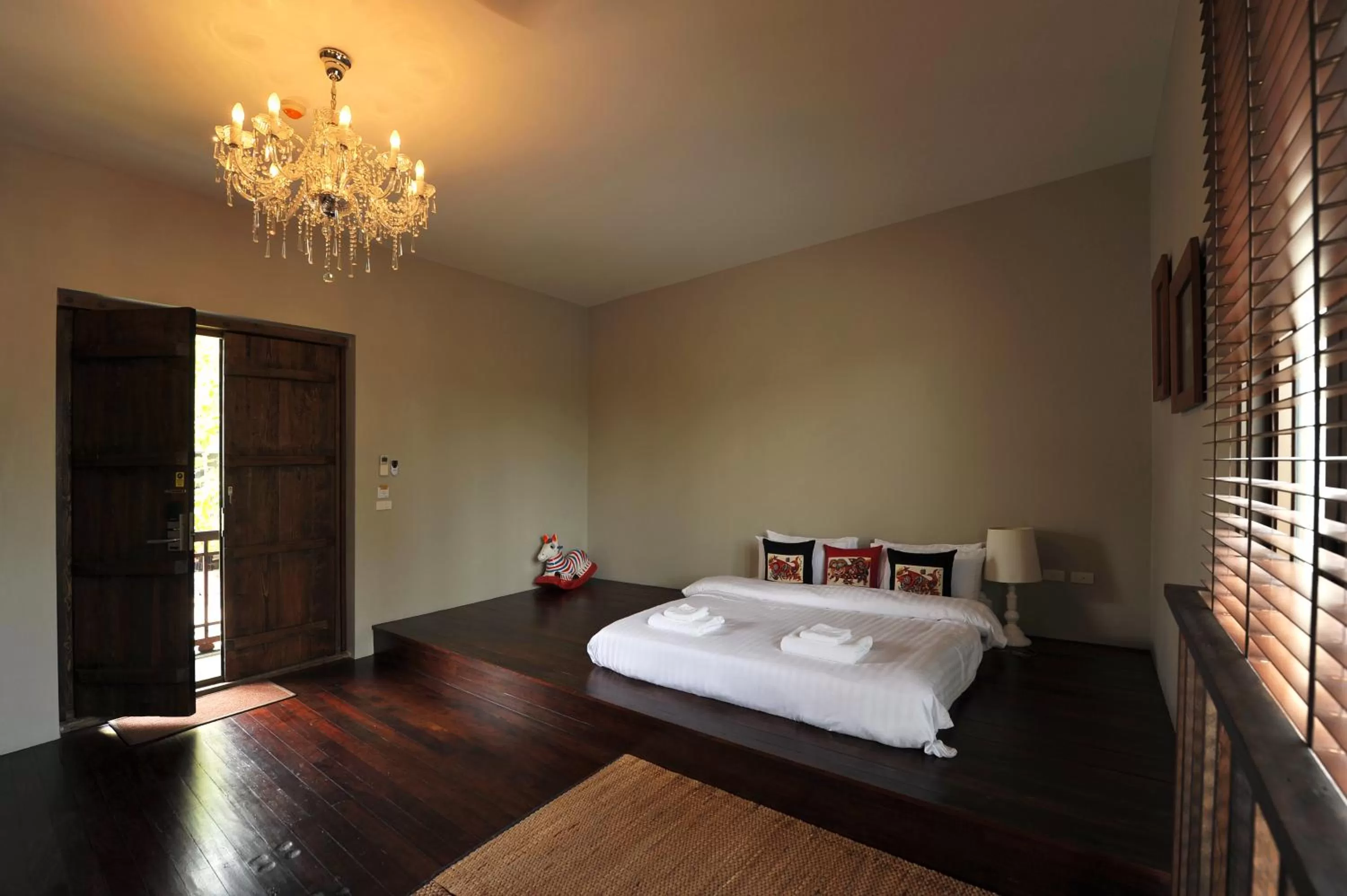 Bed in Villa Bangkok