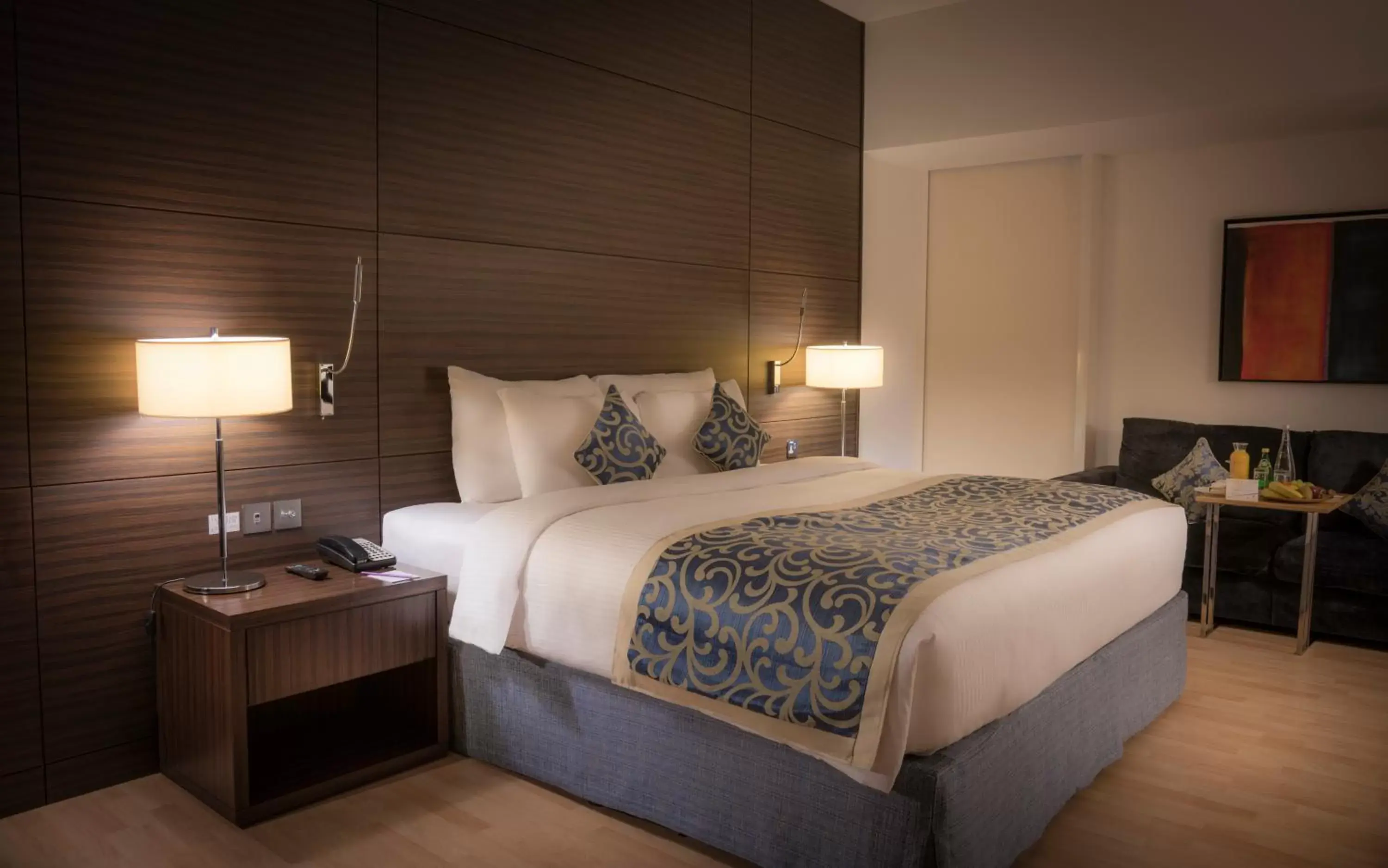 Bed in Asdal Gulf Inn Boutique Hotel- SEEF