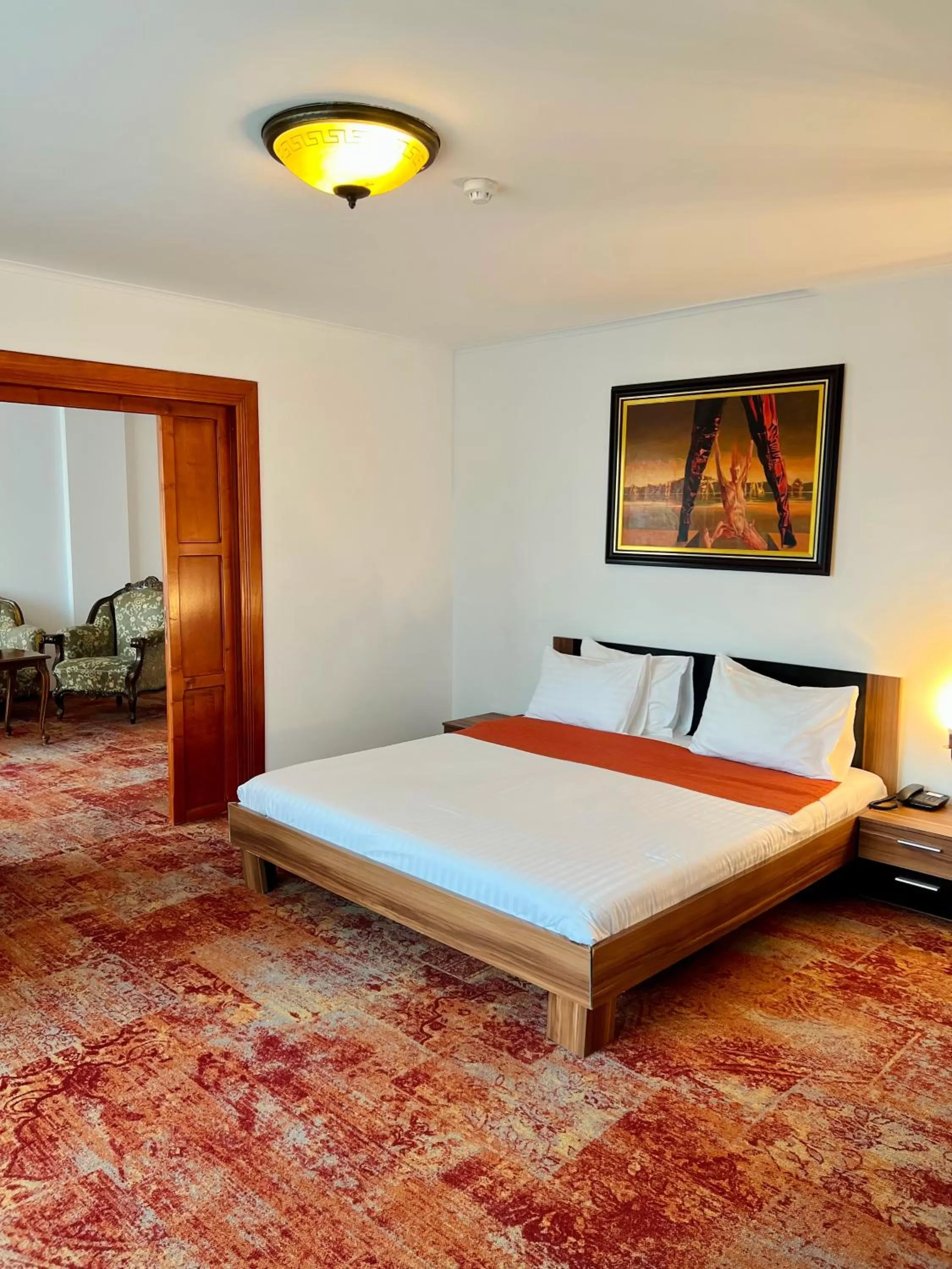 Bedroom, Bed in Hotel Piatra Mare