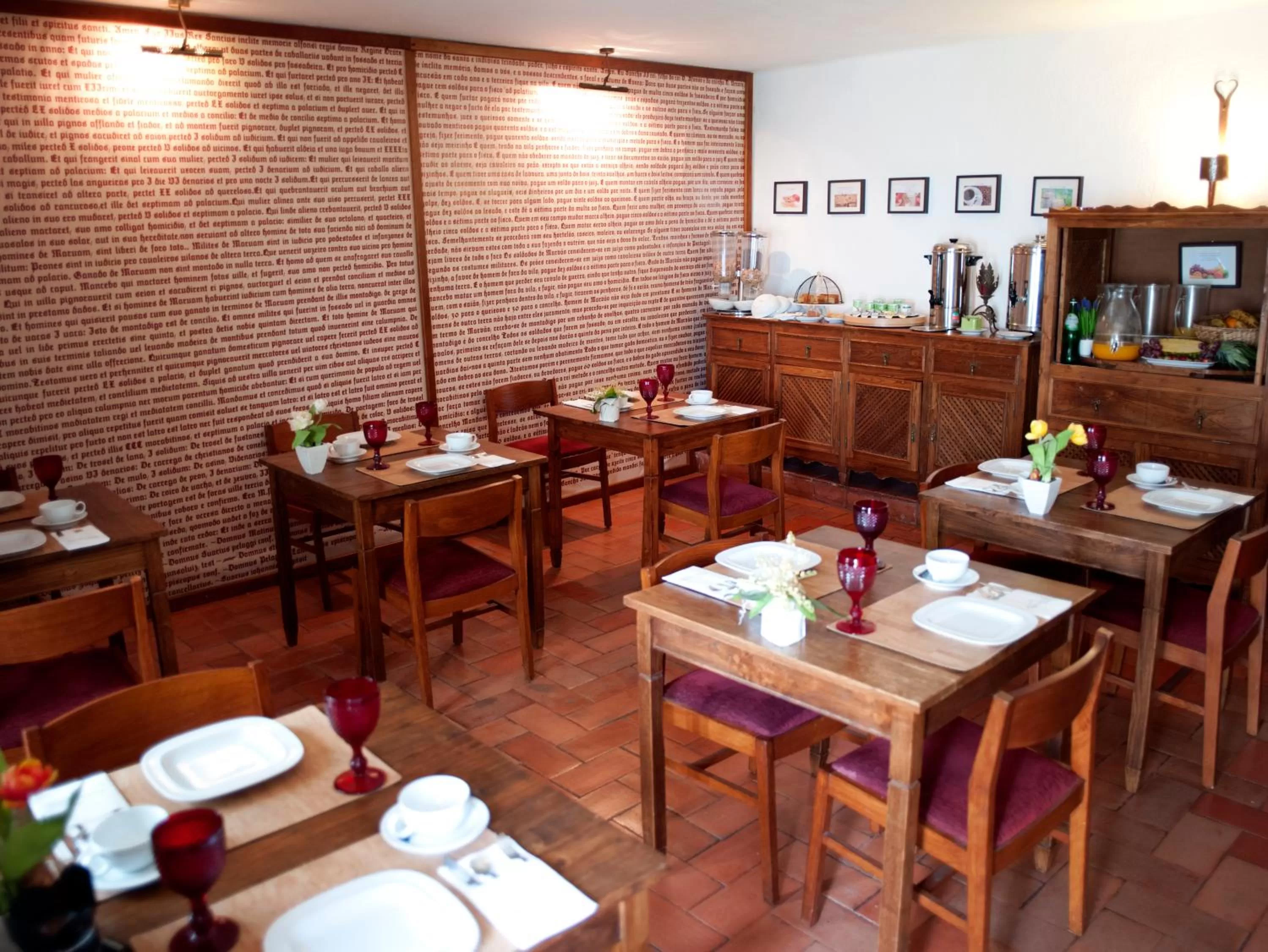 Continental breakfast in Dom Dinis Marvão