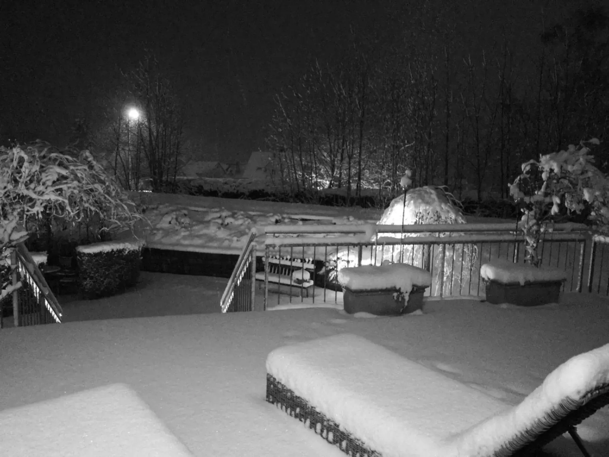 Patio, Winter in Ampervilla Hotel