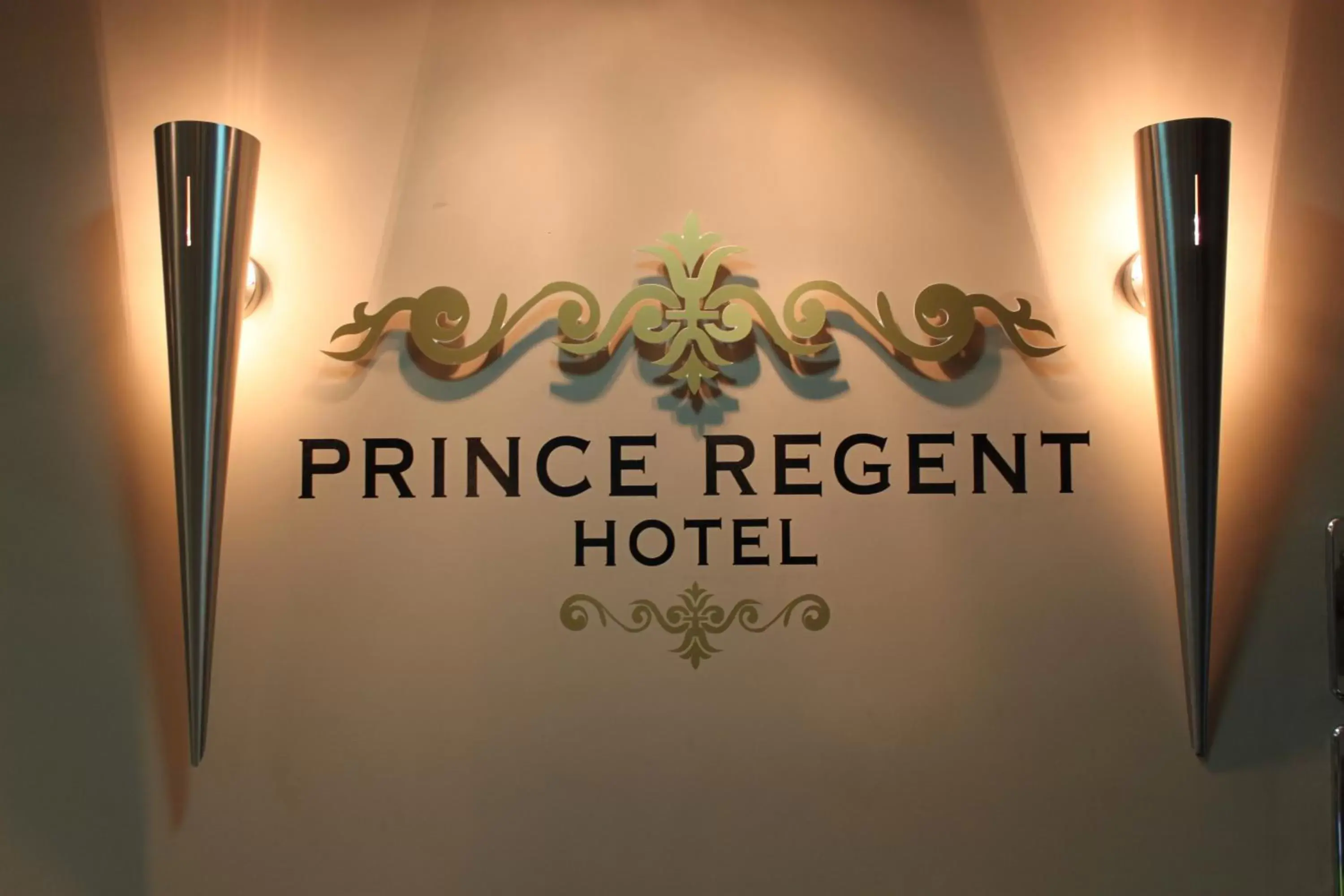 Logo/Certificate/Sign in Prince Regent Hotel Excel London