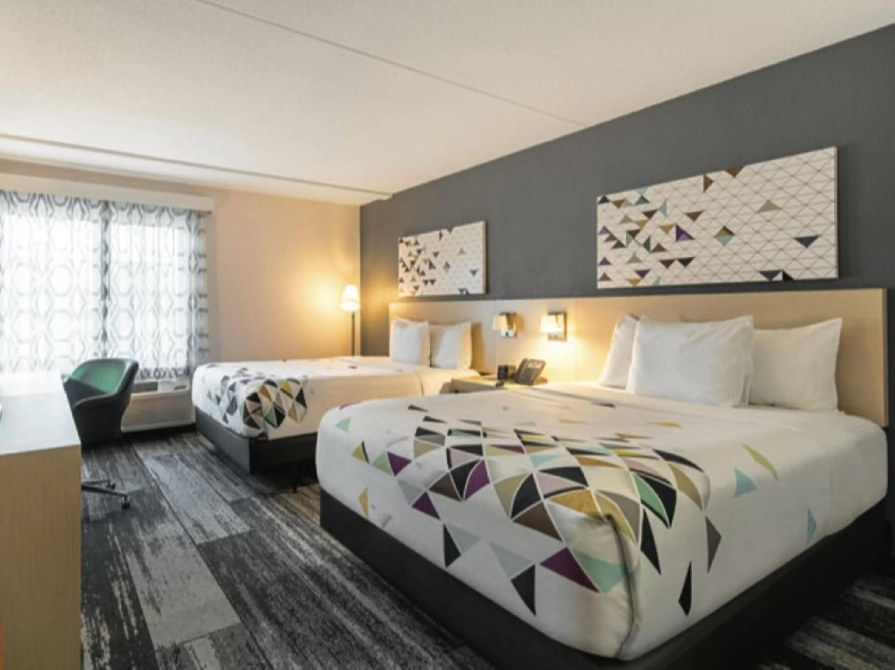 2 Queen Beds, Mobility and Hearing Accessible Room, Roll-In Shower, Non-Smoking in Baymont by Wyndham White Plains - Elmsford