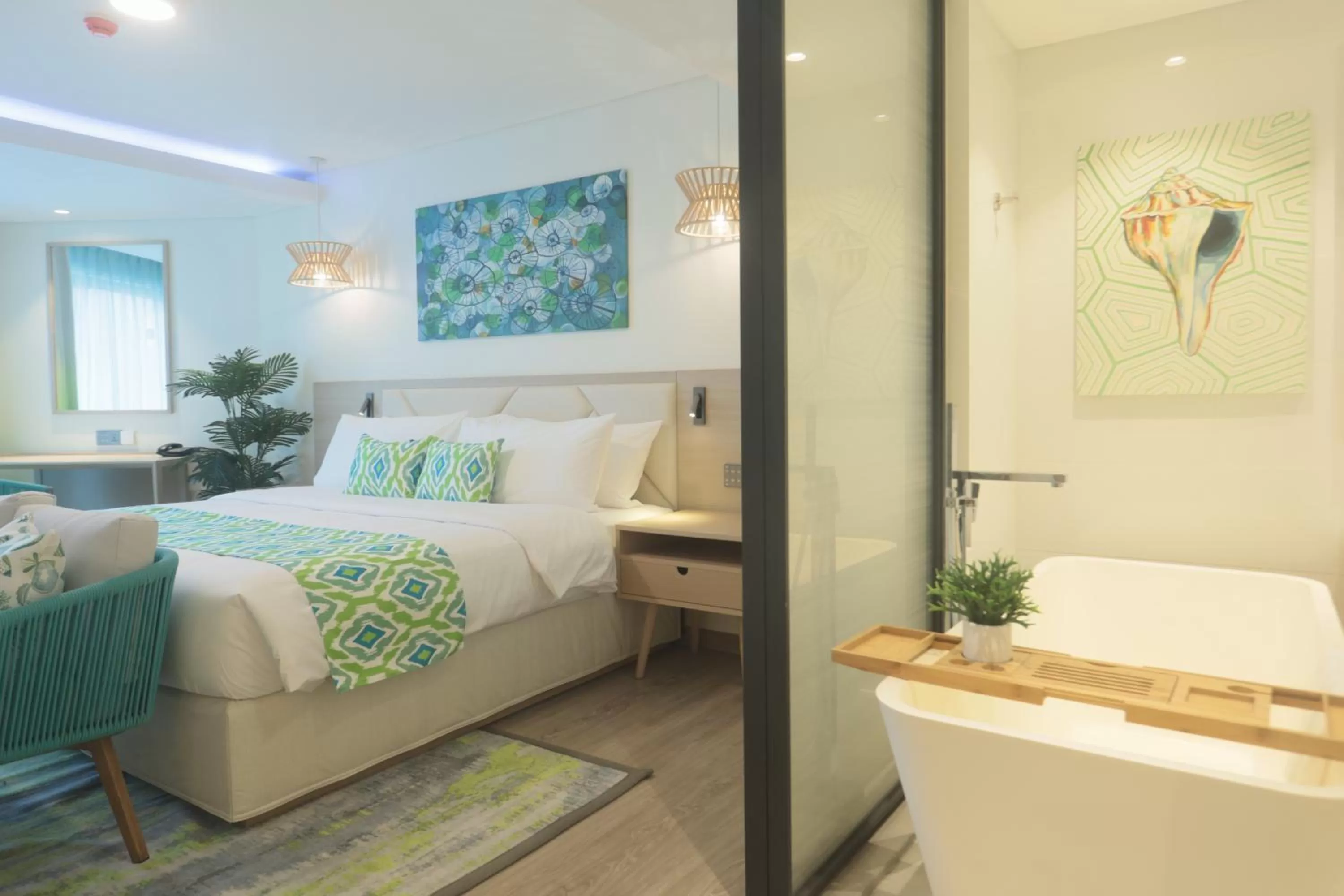 Bed in Lime Resort El Nido