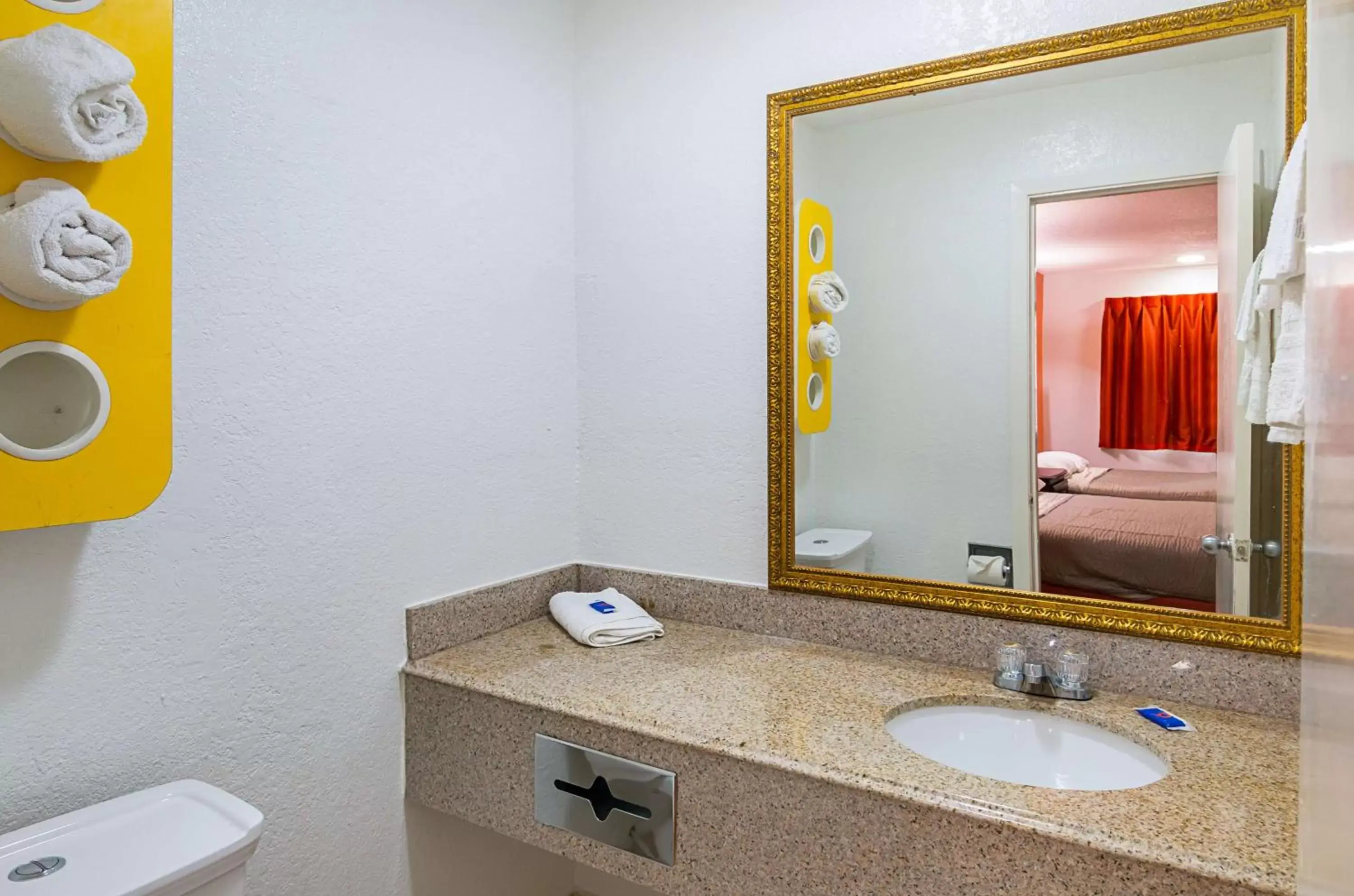 Toilet, Bathroom in Motel 6-Red Oak, TX - Dallas