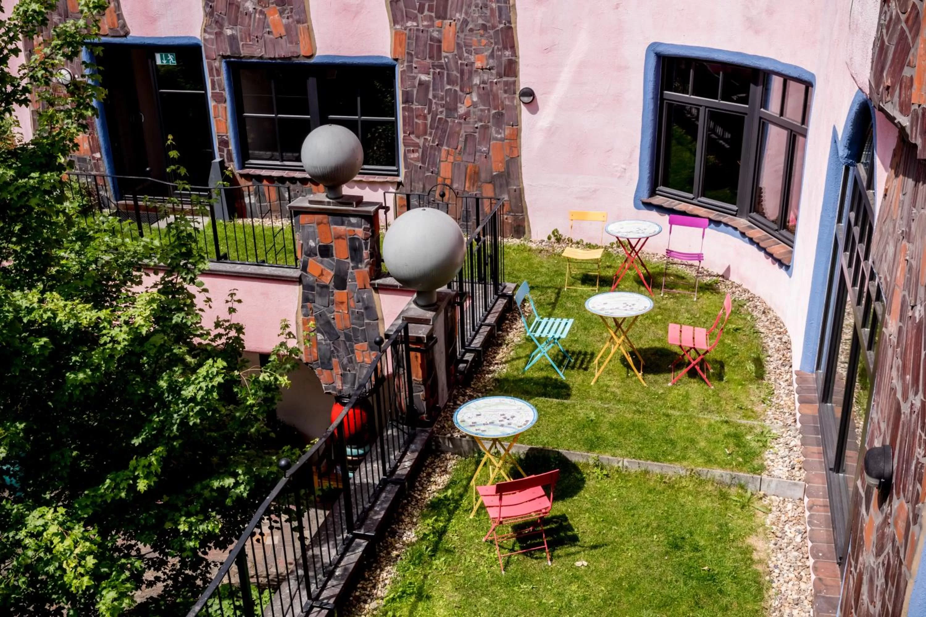 Patio in artHOTEL Magdeburg