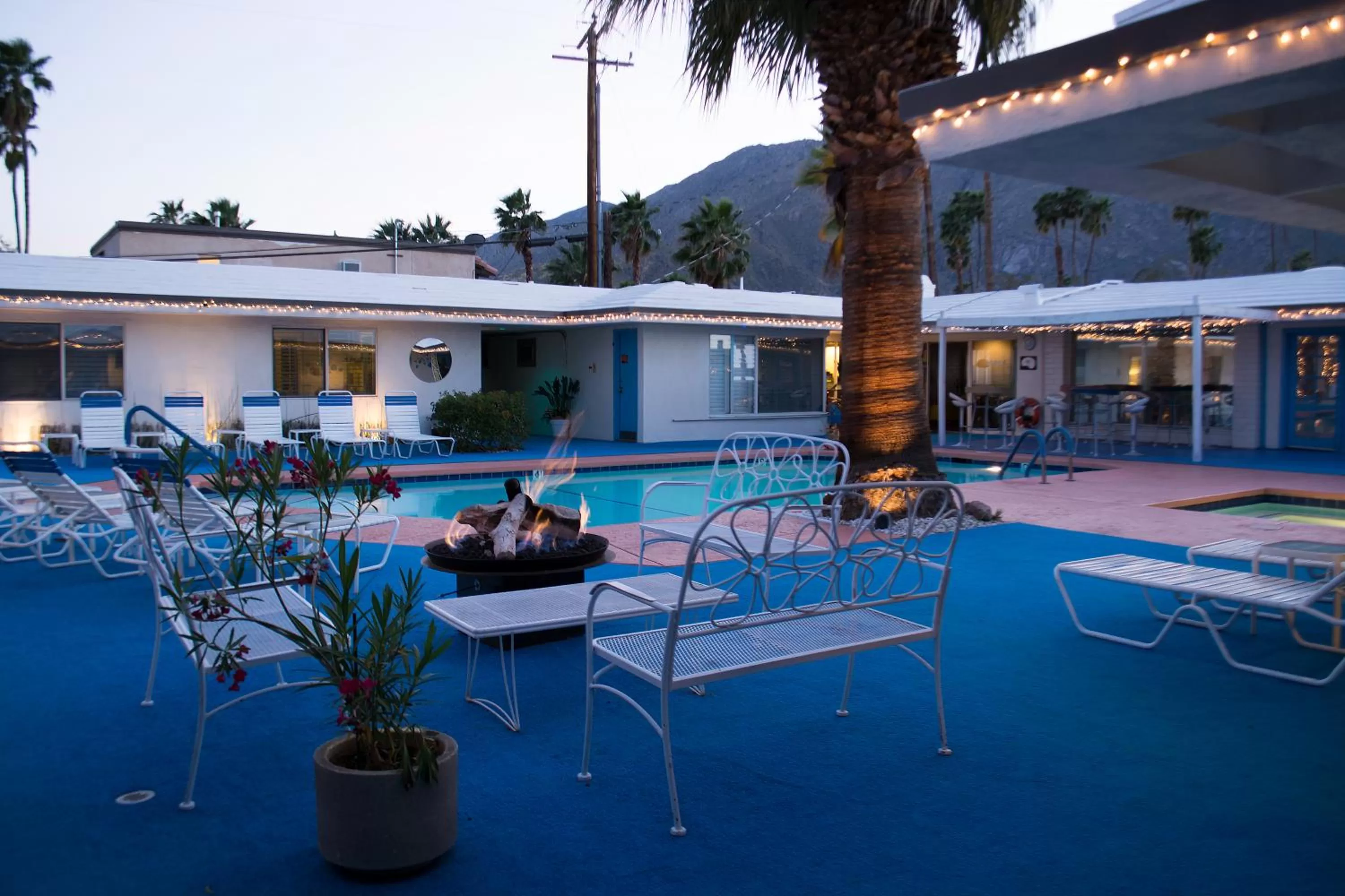 Swimming pool in Palm Springs Rendezvous
