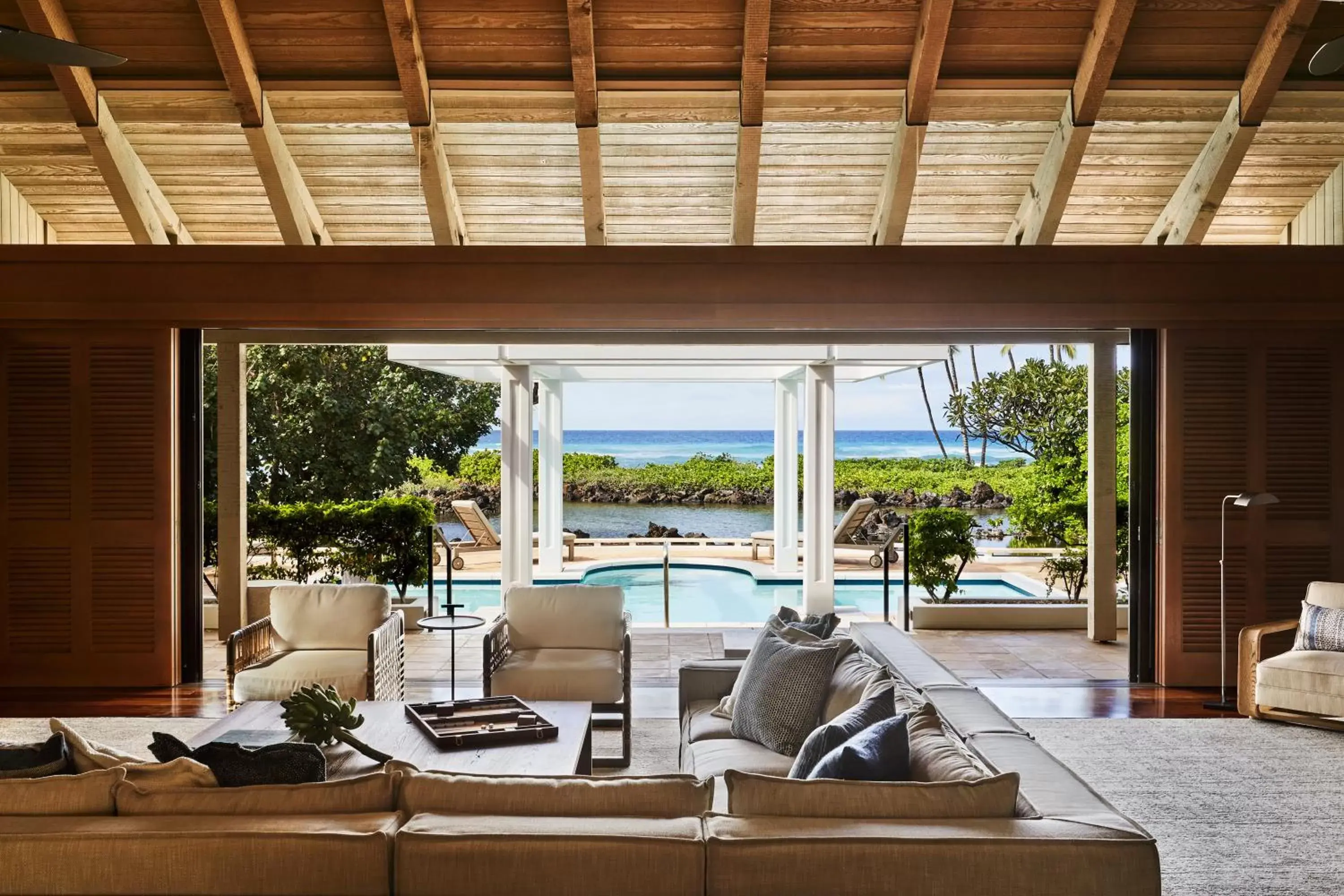 Seating area in Mauna Lani, Auberge Resorts Collection