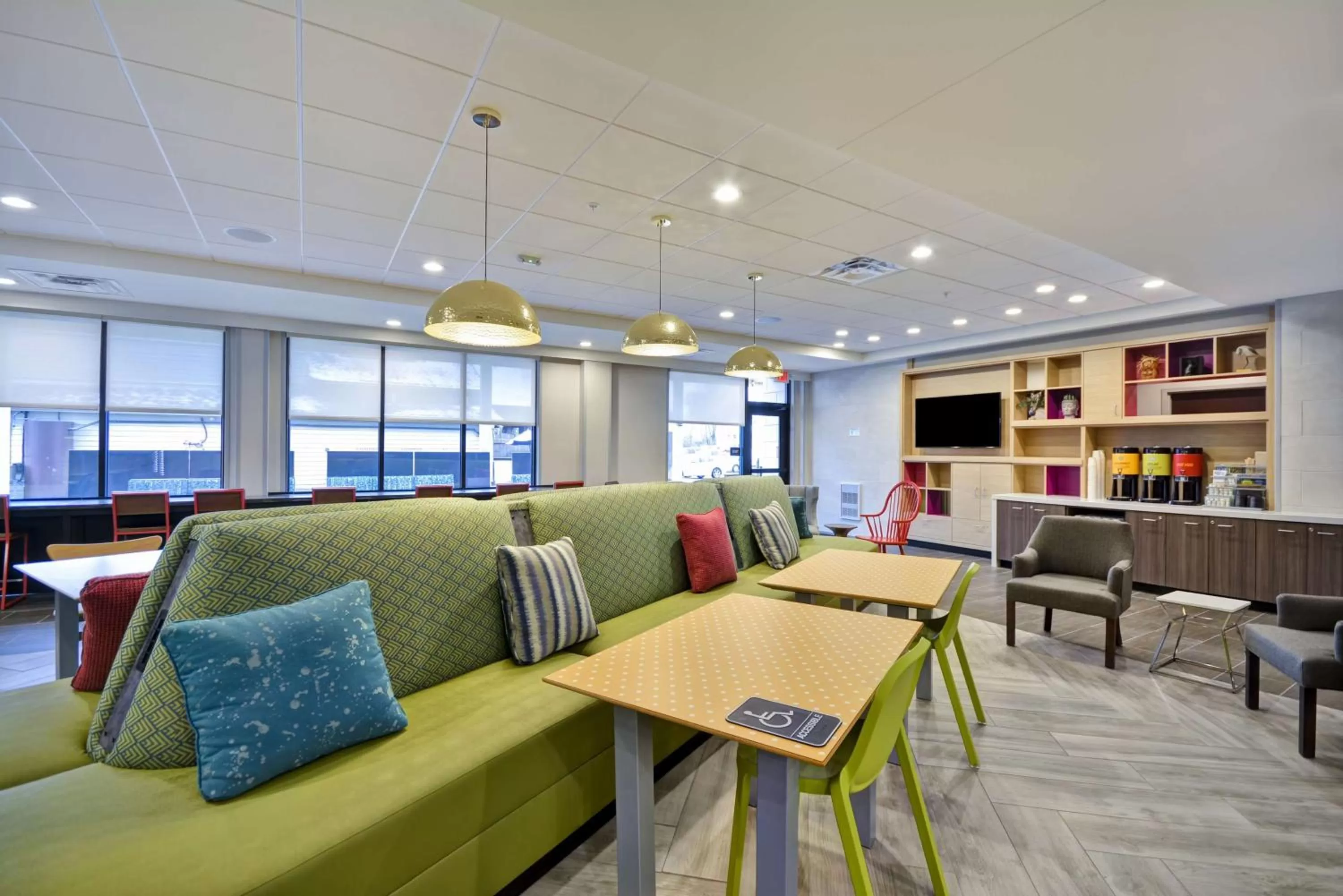 Lobby or reception in Home2 Suites By Hilton Columbus Airport East Broad