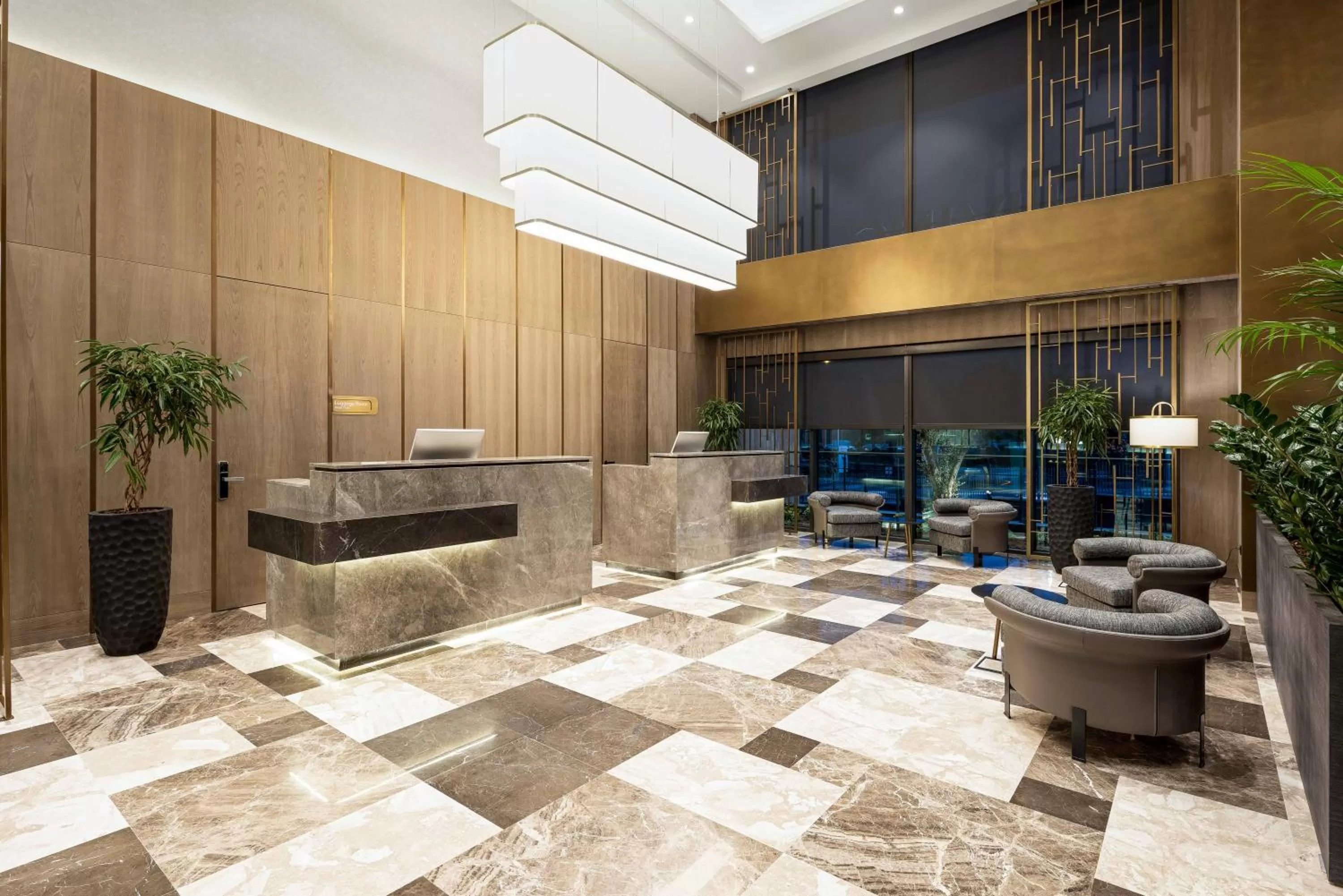 Lobby or reception in Movenpick Living Istanbul Camlivadi