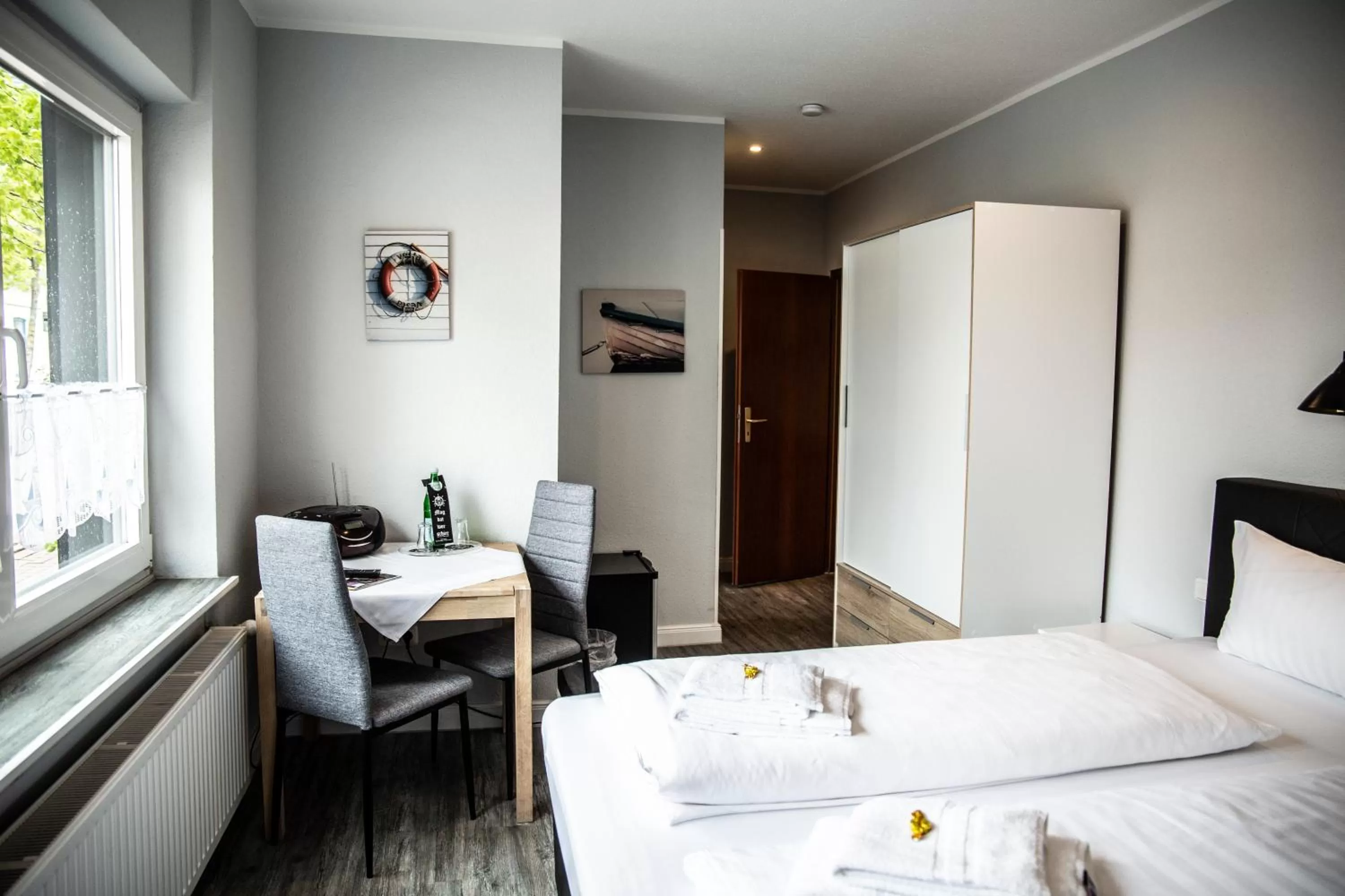 Bed in Hotel Tum Stüürmann