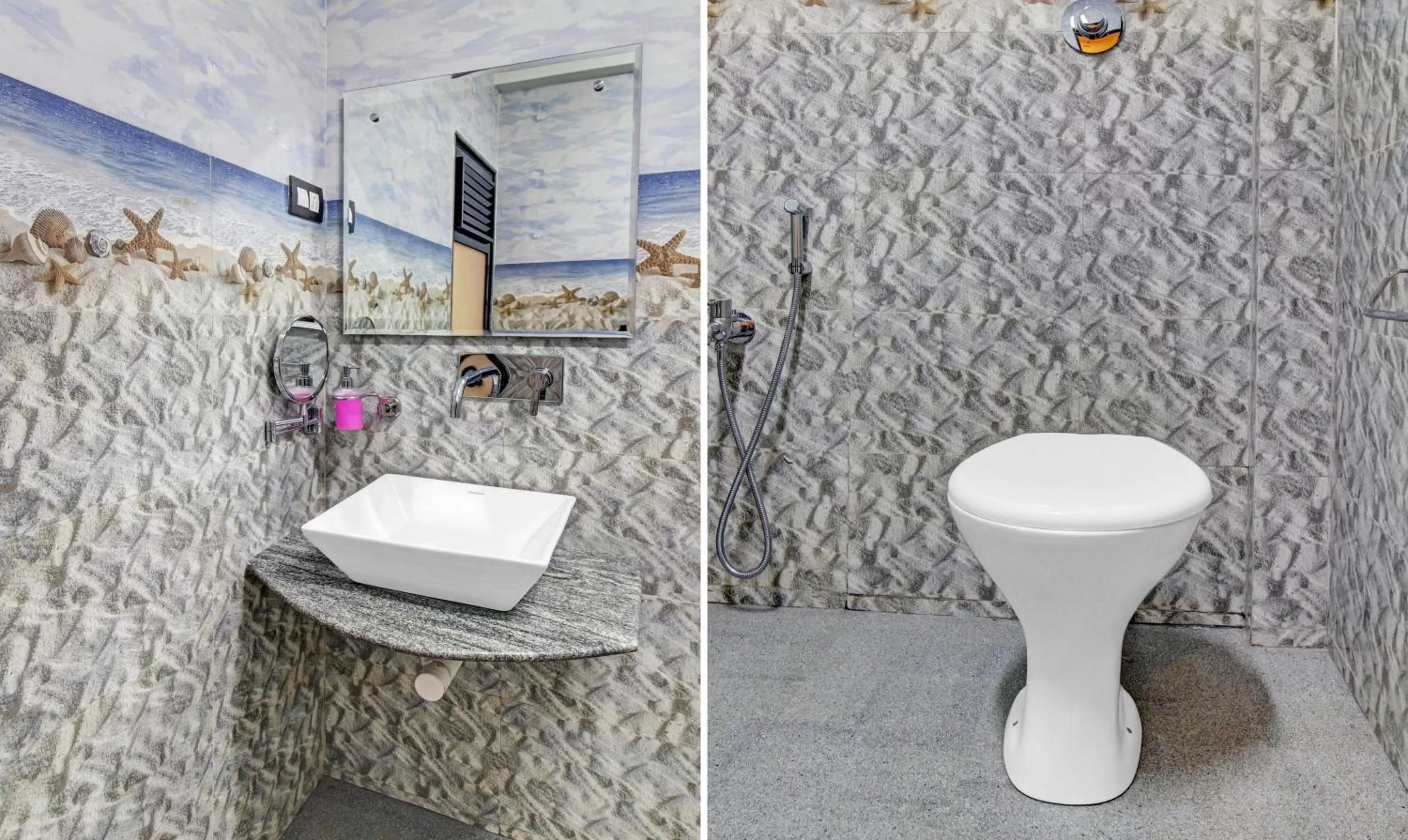 Toilet in Treebo Majestic Palms, 2 Km From Colva Beach