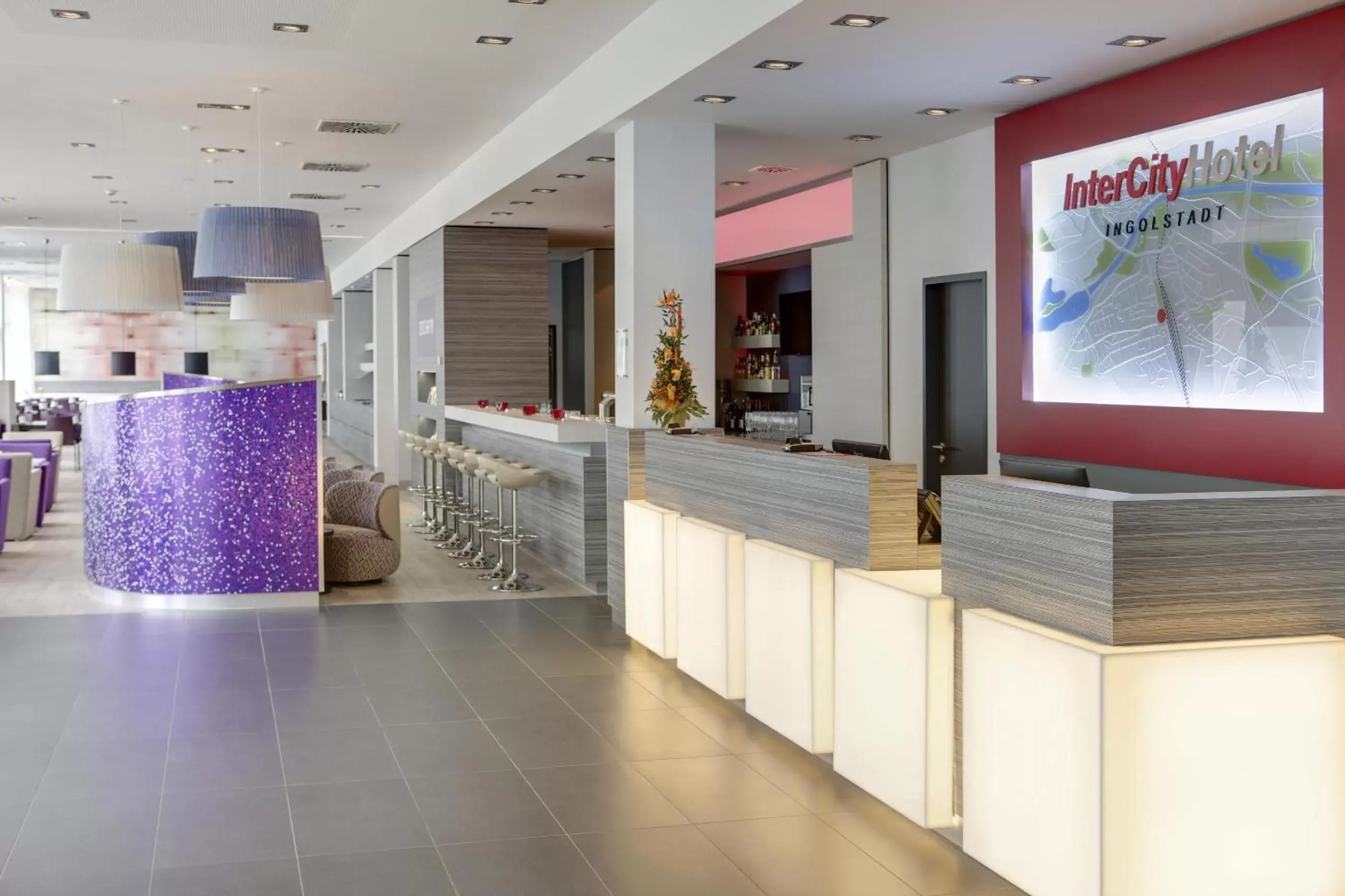 Lobby or reception, Lobby/Reception in IntercityHotel Ingolstadt