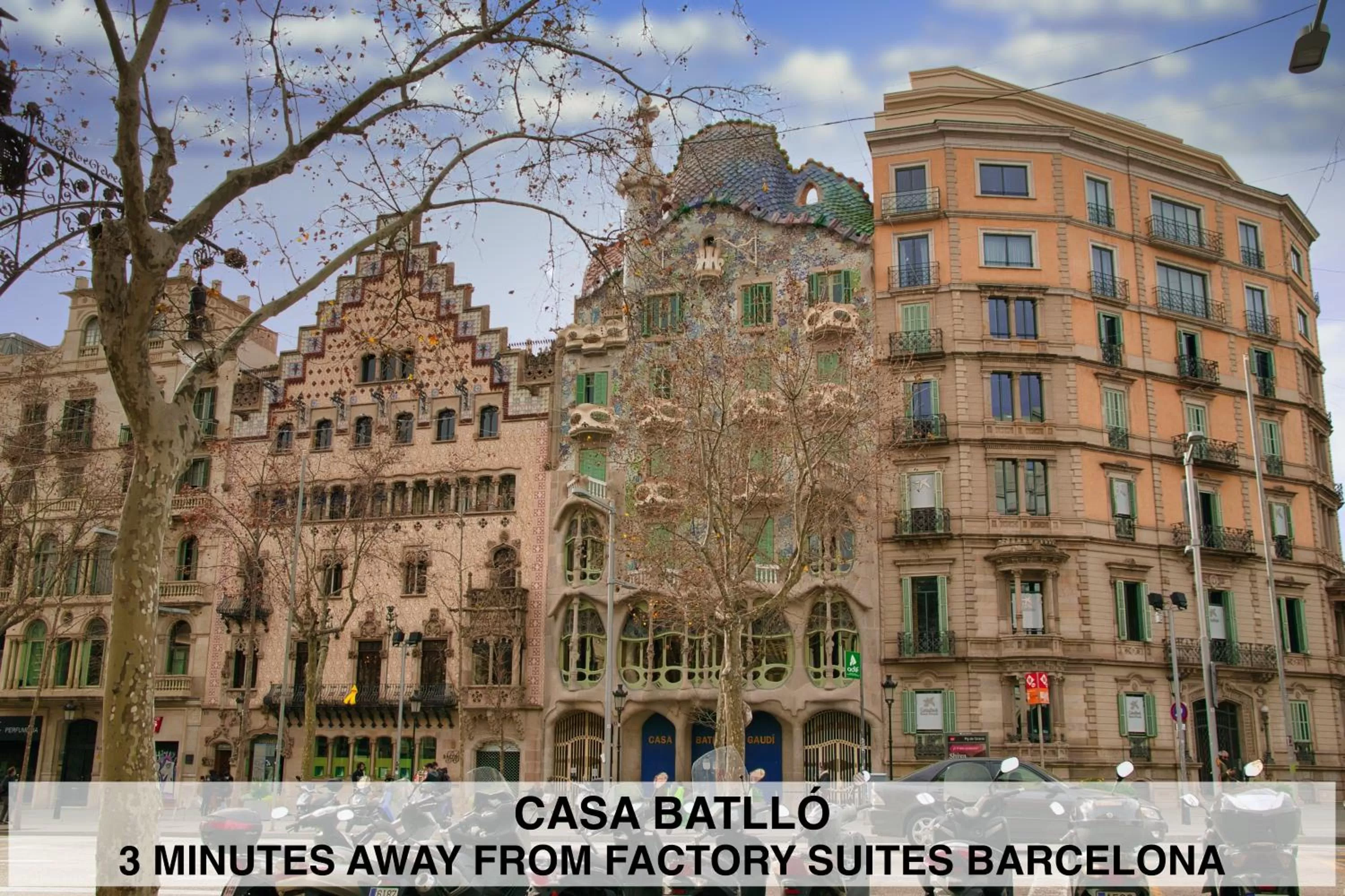 Nearby landmark in Factory Suites Barcelona