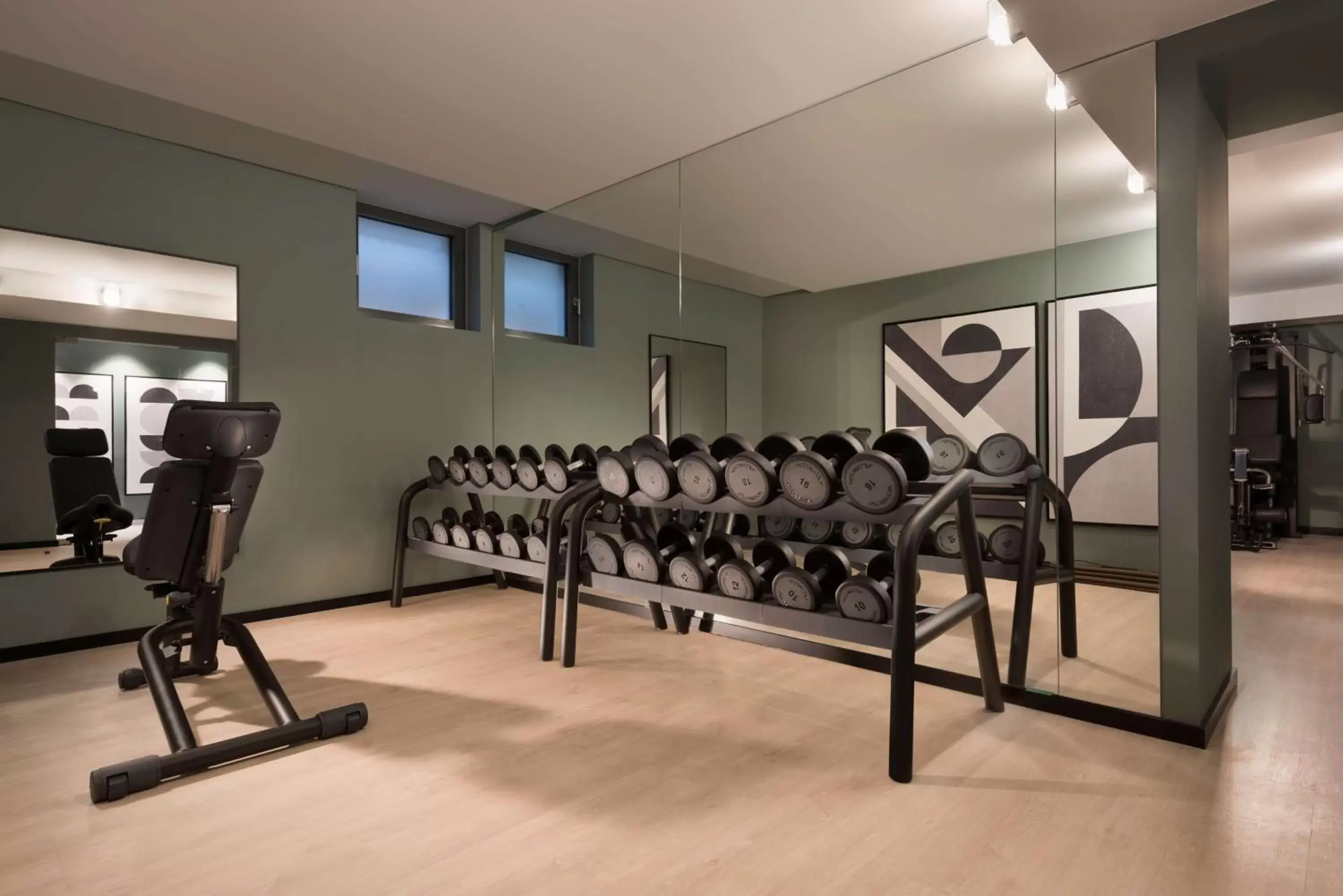 Spa and wellness centre/facilities, Fitness Center/Facilities in Adina Apartment Hotel Leipzig