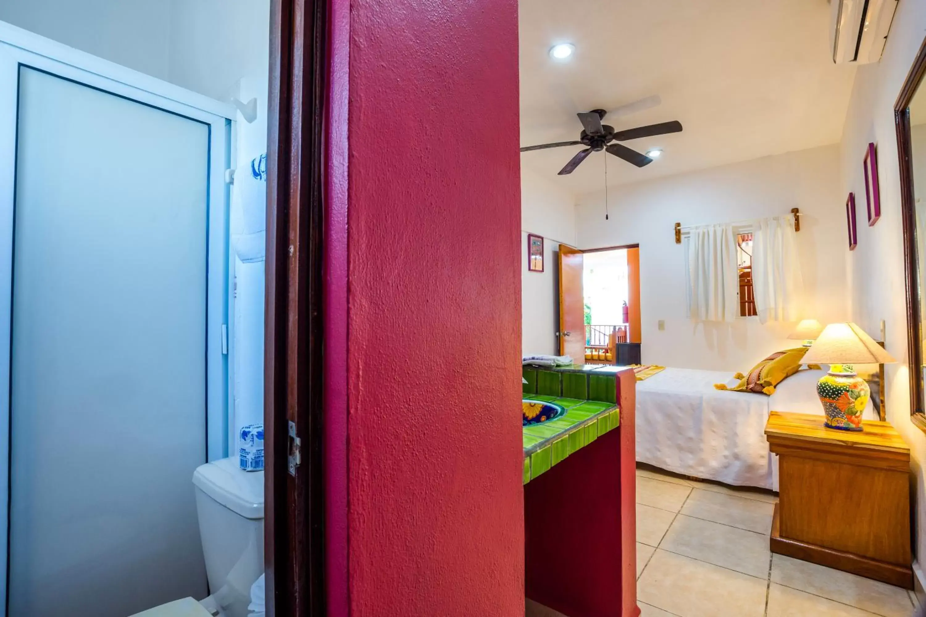 Bathroom in Hotel Meson de Mita