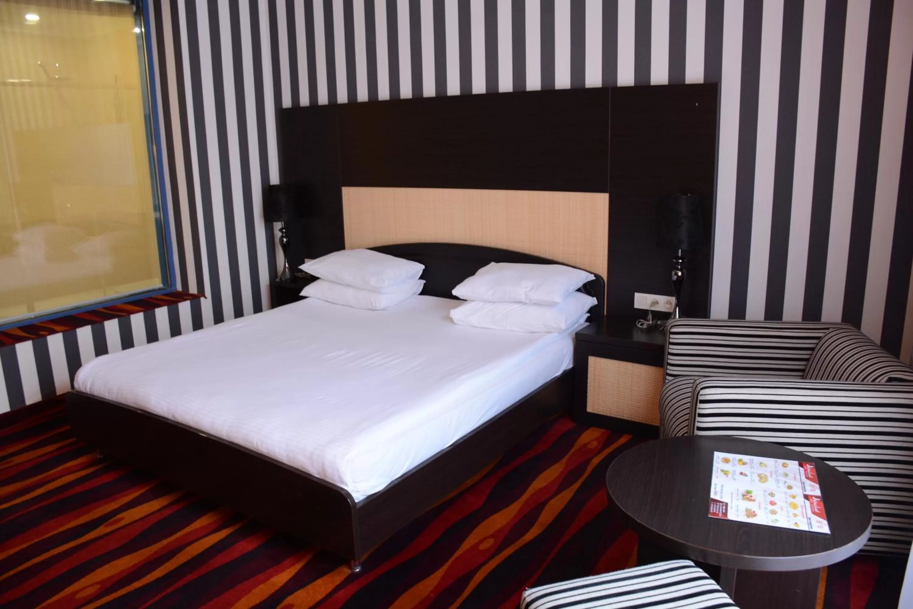 Bed in Sapar Standart Hotel