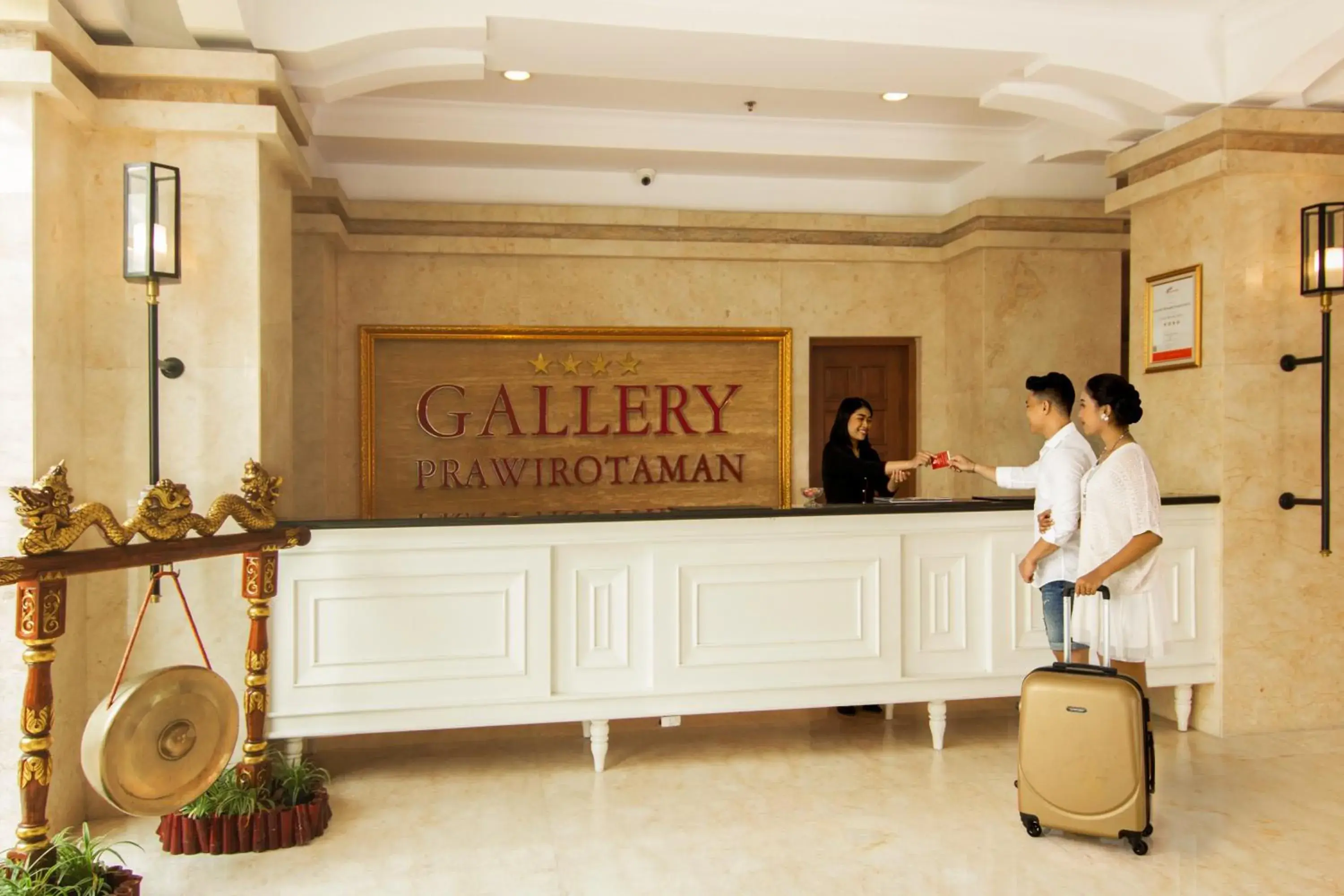 Lobby or reception in Gallery Prawirotaman Hotel