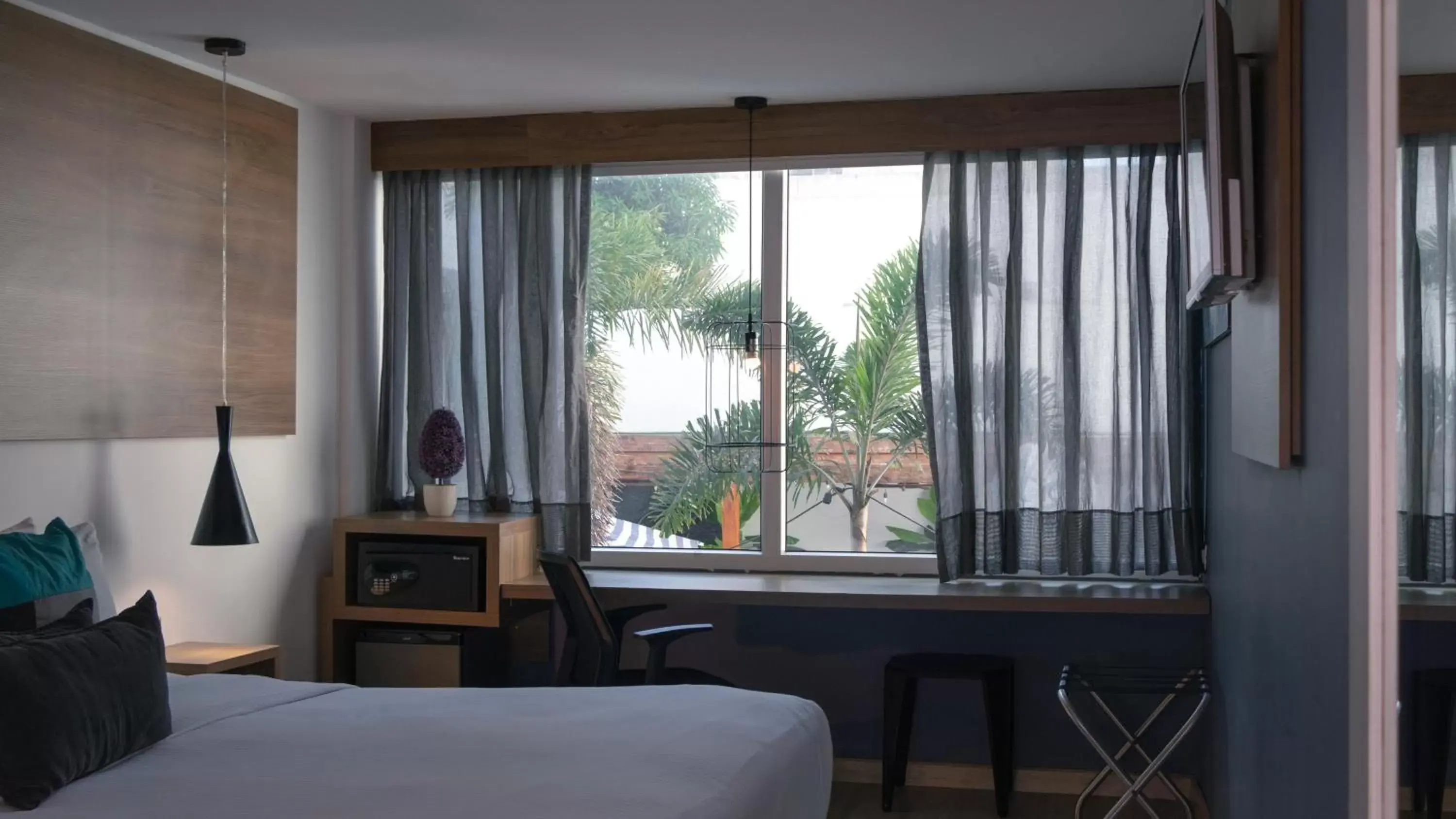 Bed in Hotel Blue Concept Bed in Hotel Blue Concept