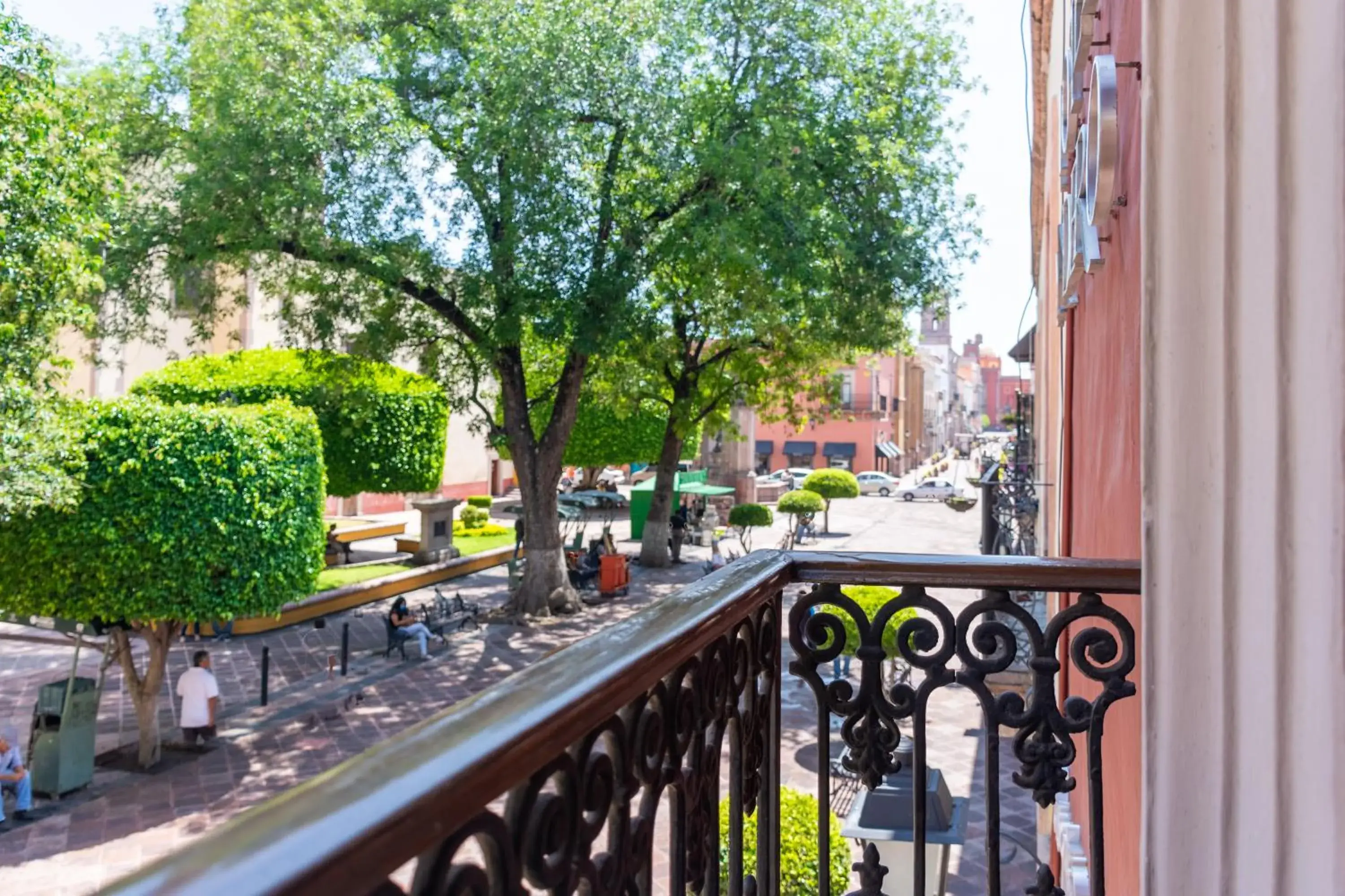 City view, Balcony/Terrace in Hotel Madero