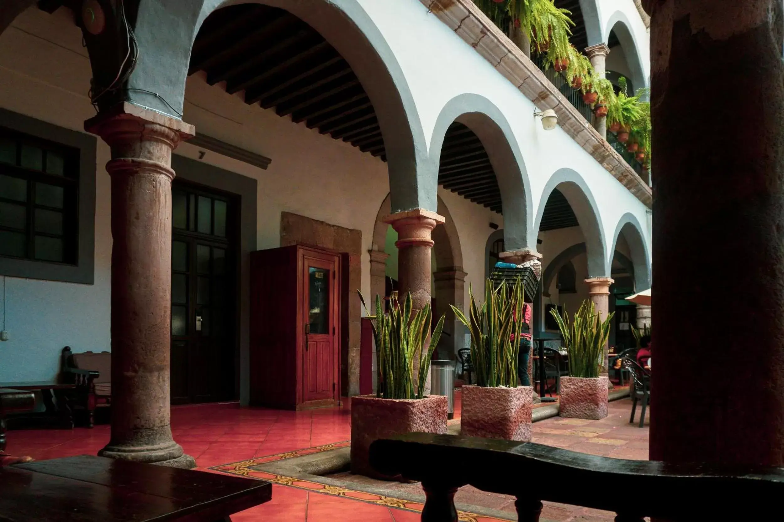 Patio in Hotel Hidalgo