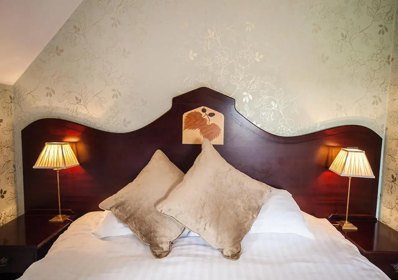 Decorative detail, Bed in Heacham Manor Hotel