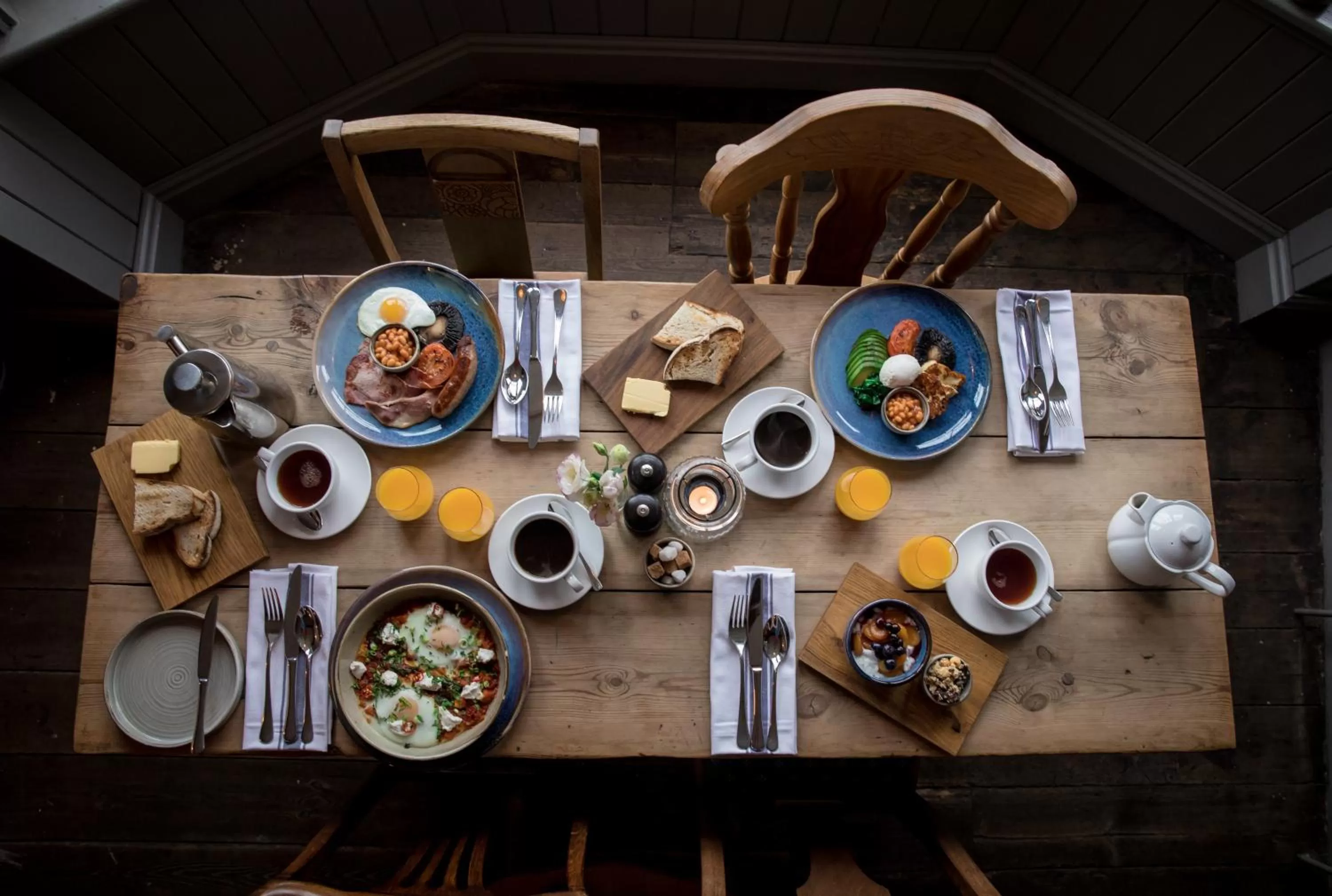 Food and drinks in The Black Swan Inn