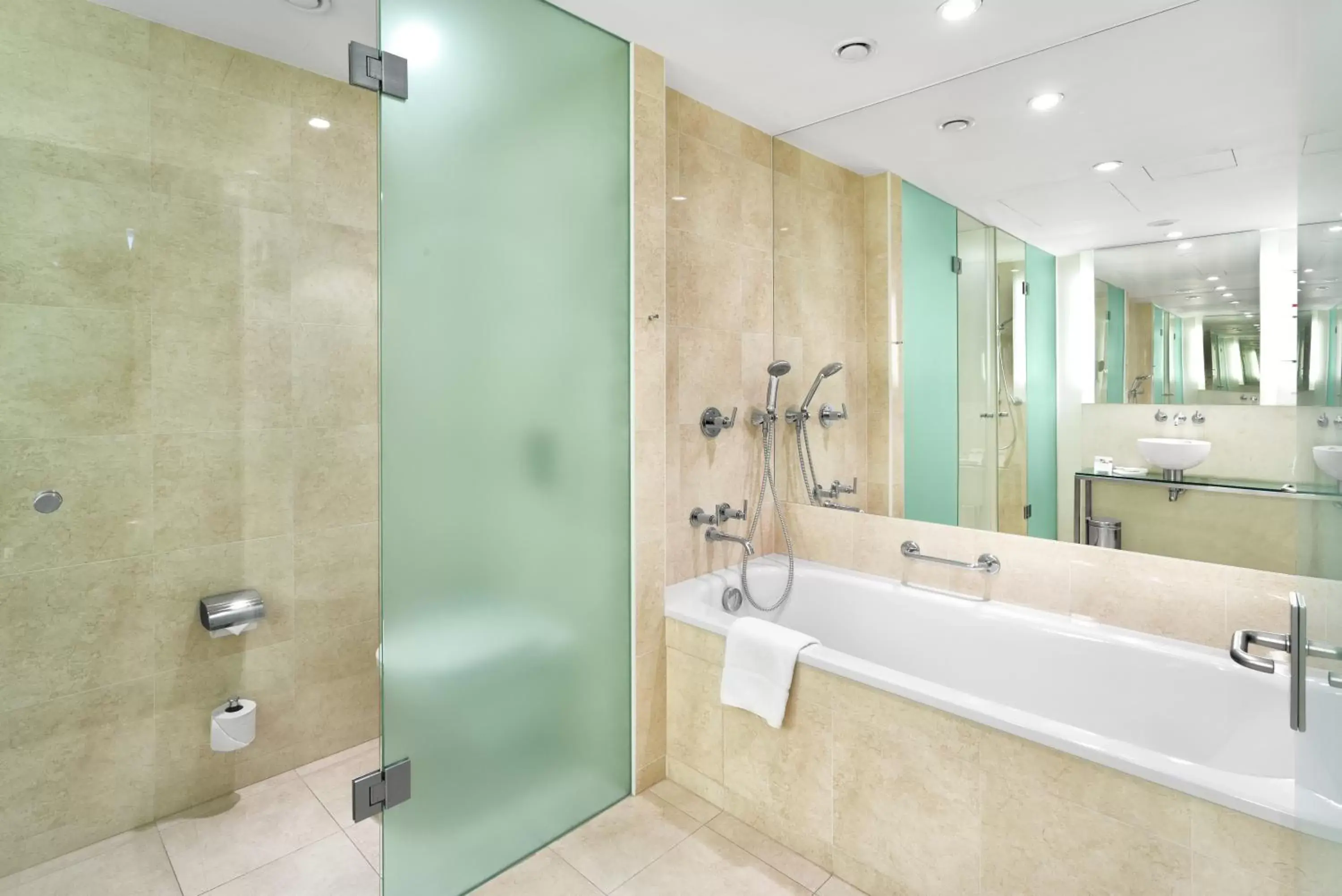 Shower, Bathroom in Vienna House by Wyndham Andel's Prague