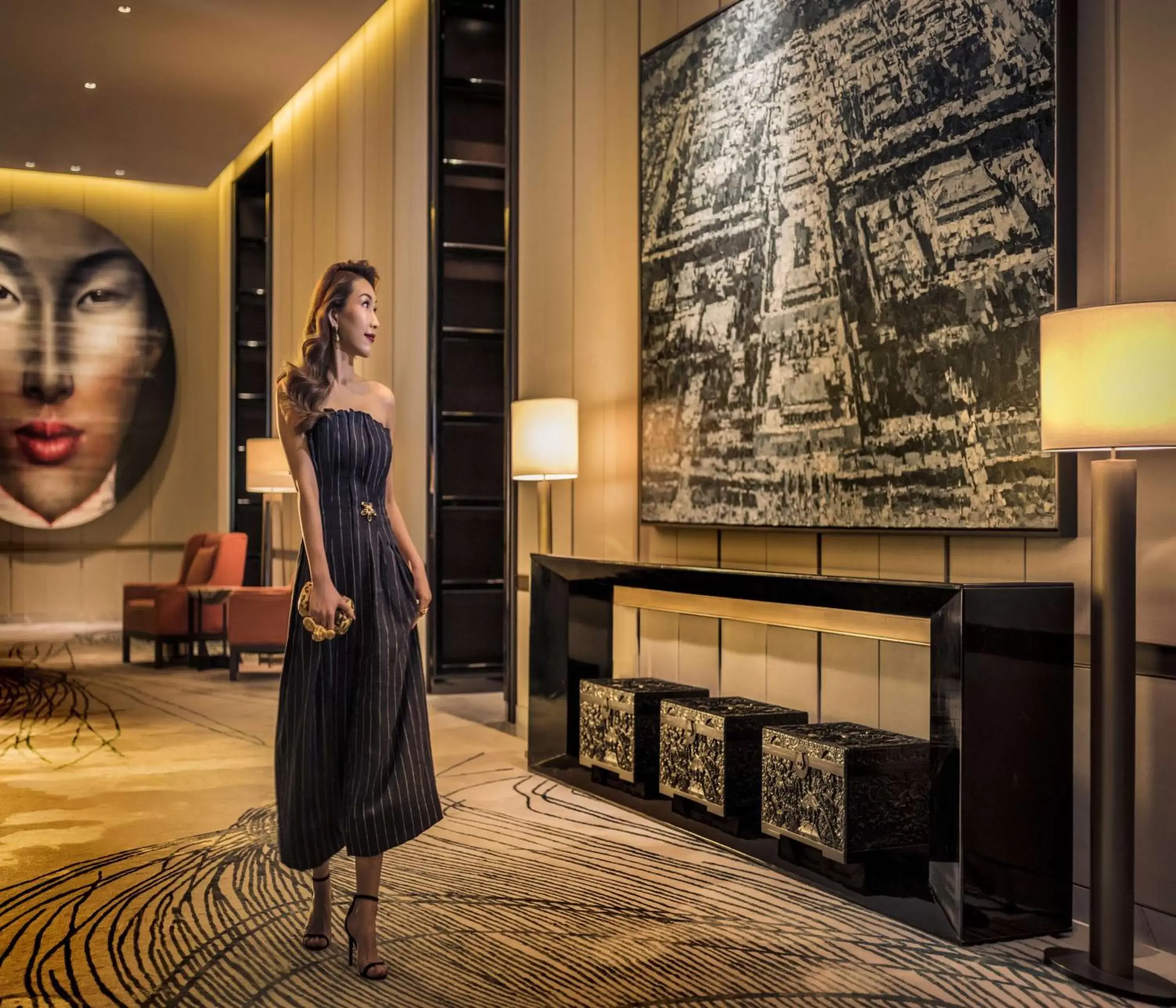 Lobby or reception in Waldorf Astoria Beijing