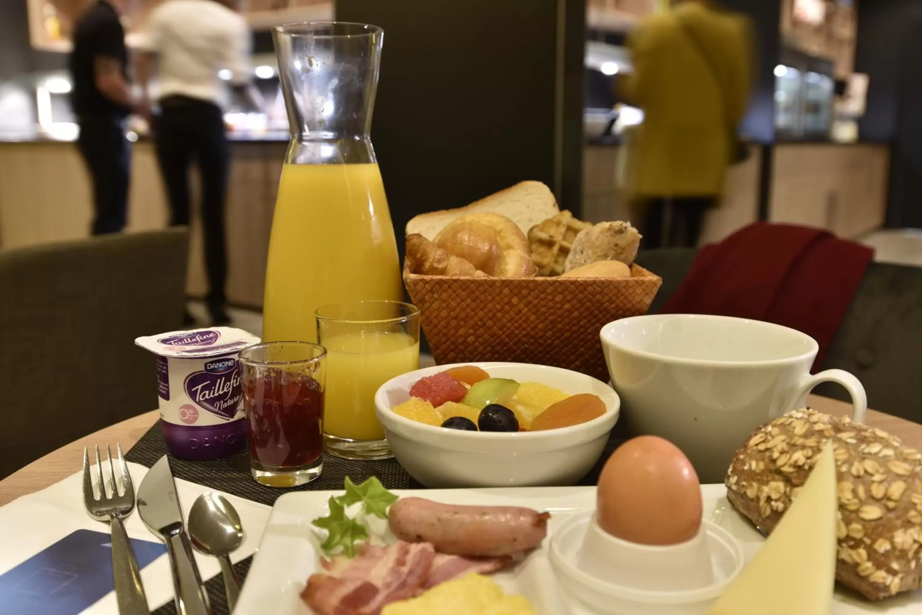 Continental breakfast in Novotel Paris Nord Expo Aulnay