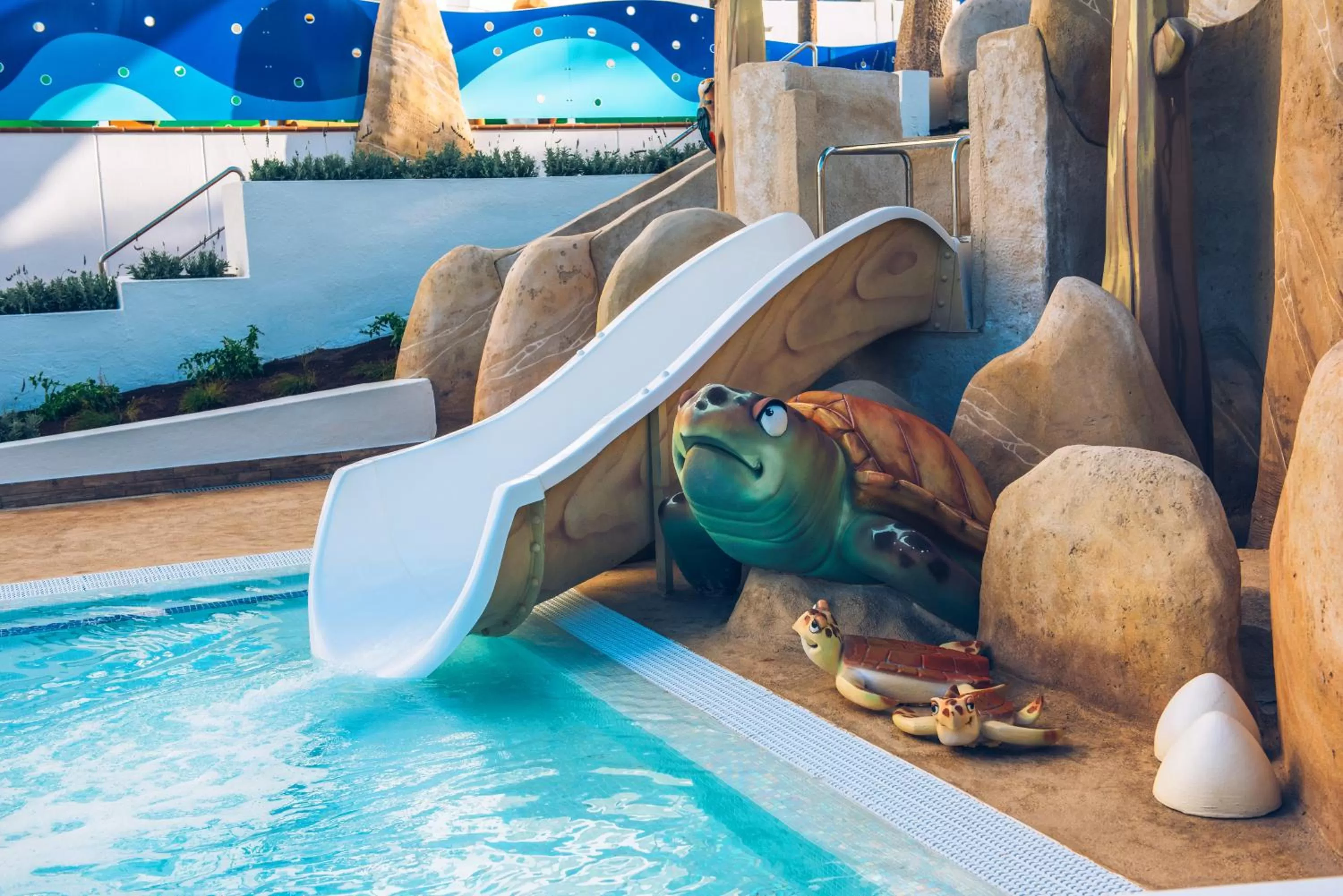 Aqua park in Iberostar Waves Bouganville Playa