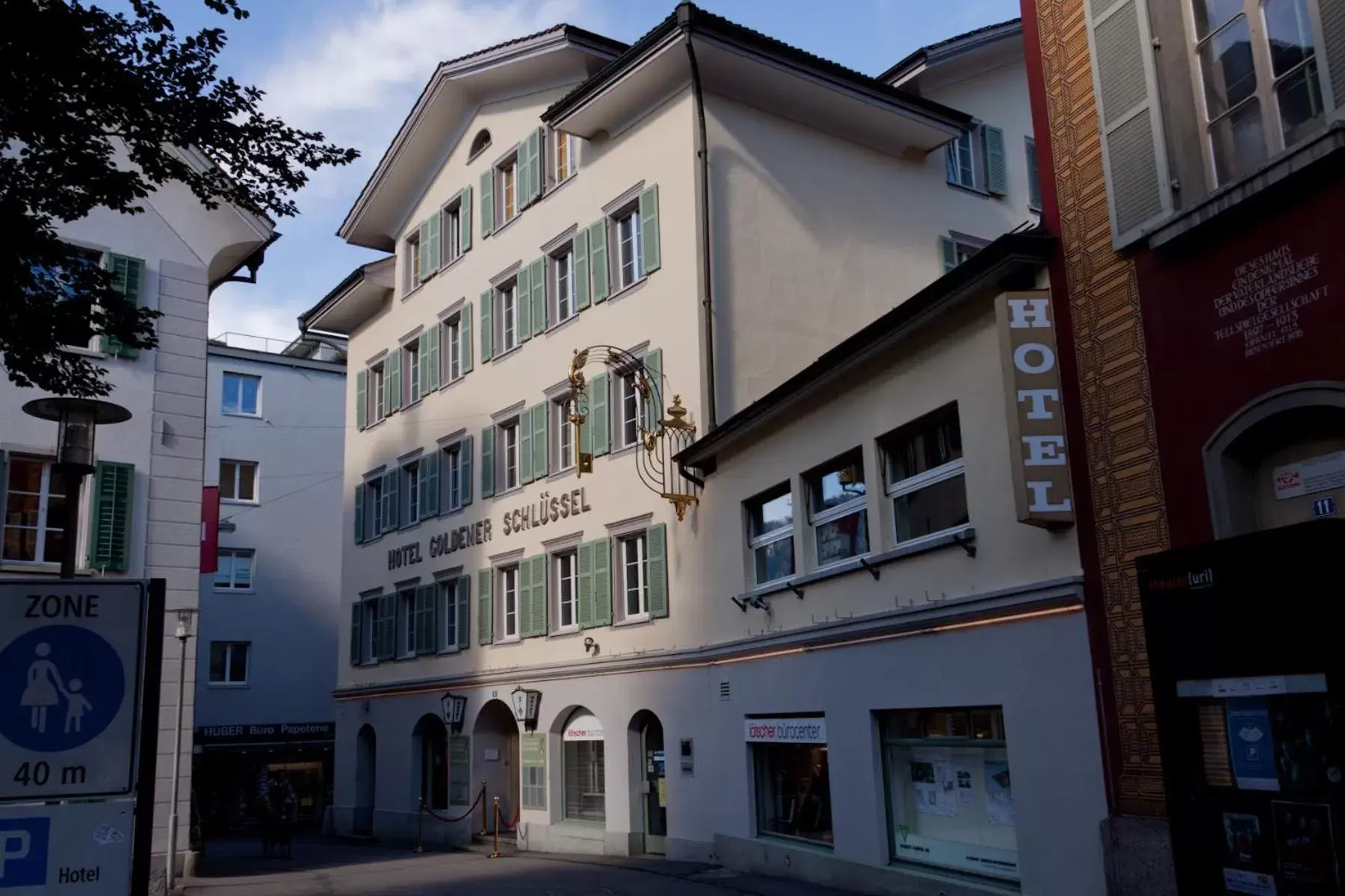 Property Building in Hotel Restaurant Goldener Schlüssel
