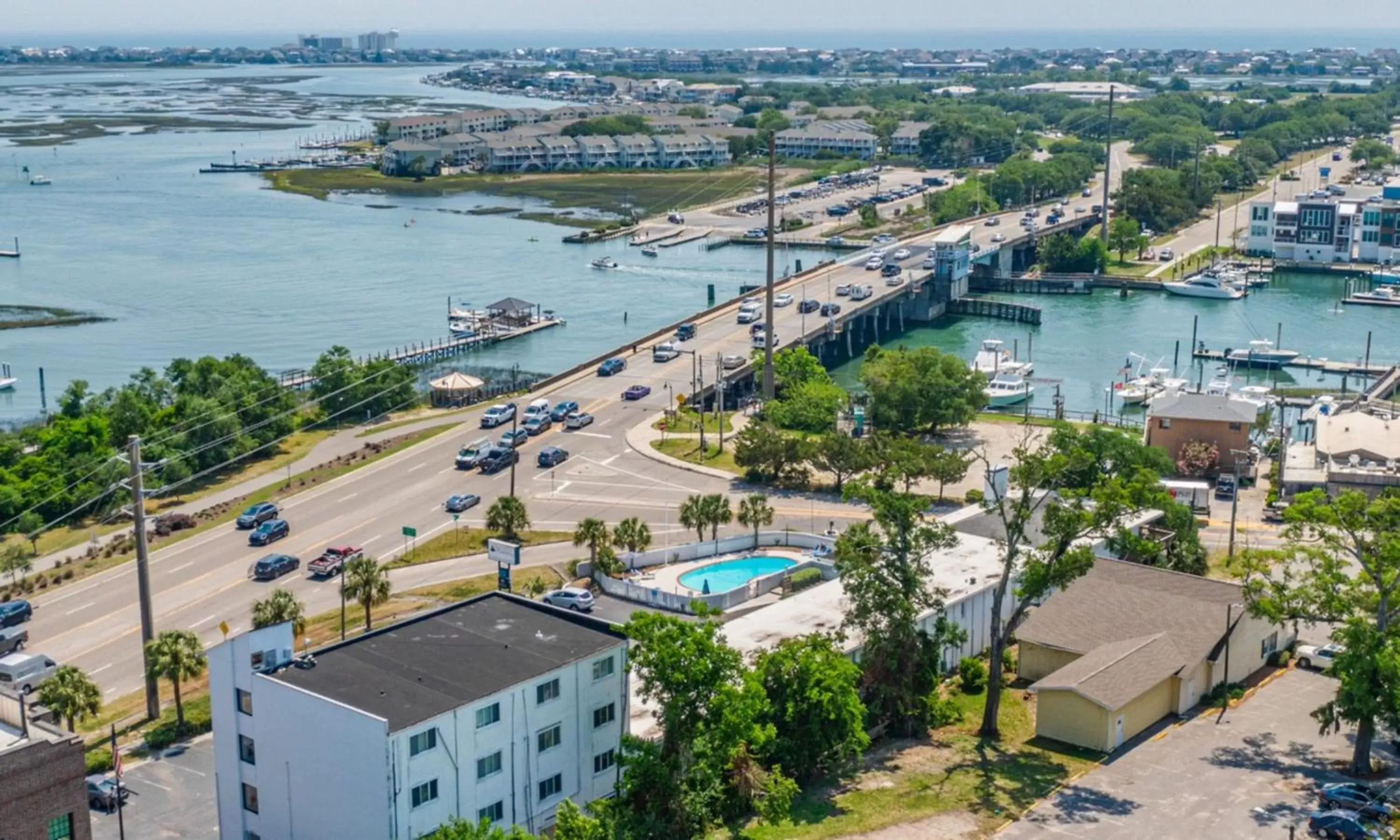 Bird's eye view, Bird's-eye View in The Waterway Pet Friendly by Carolina Retreats