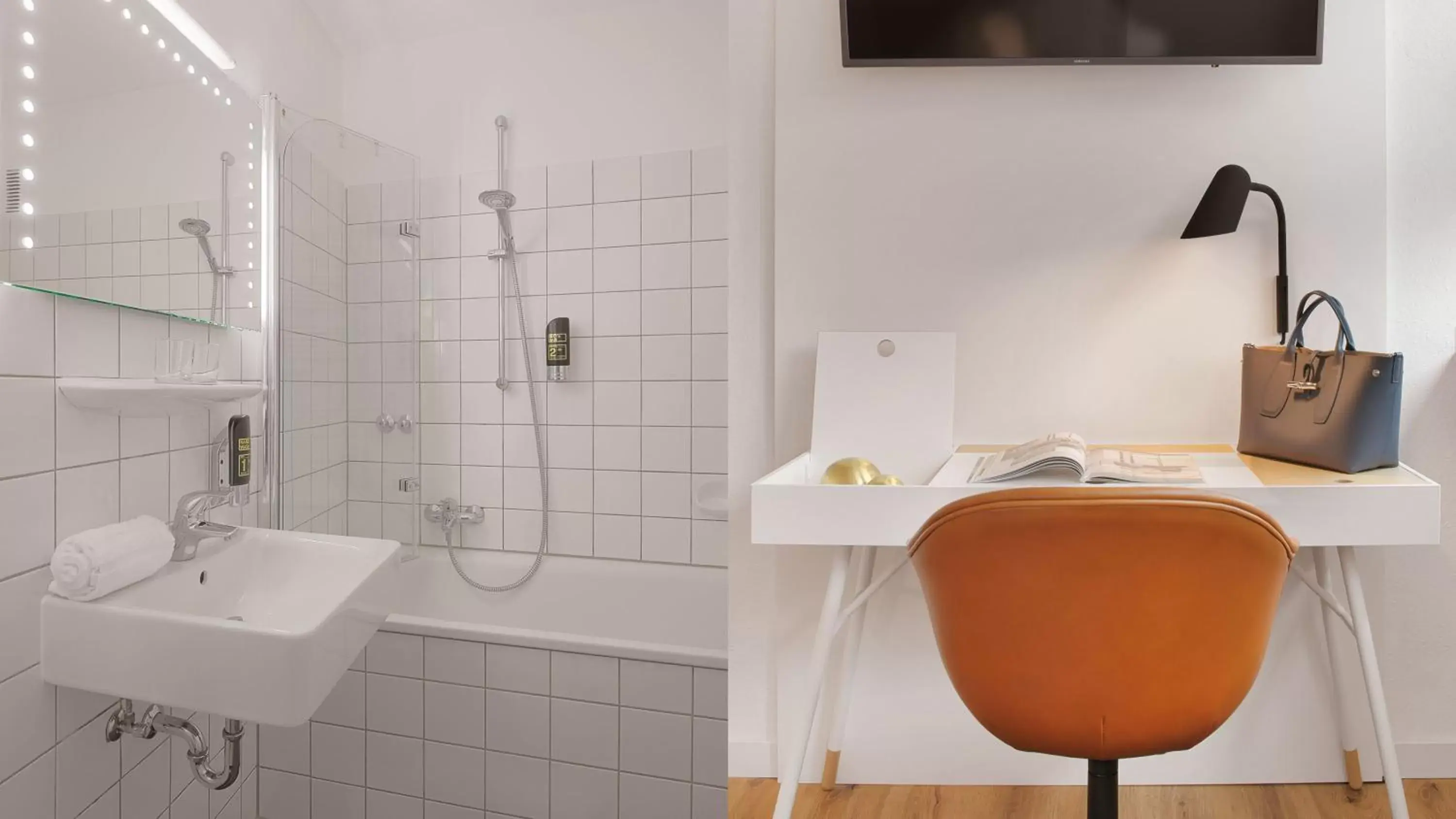 Bathroom in Beethovenhotel Dreesen - furnished by BoConcept