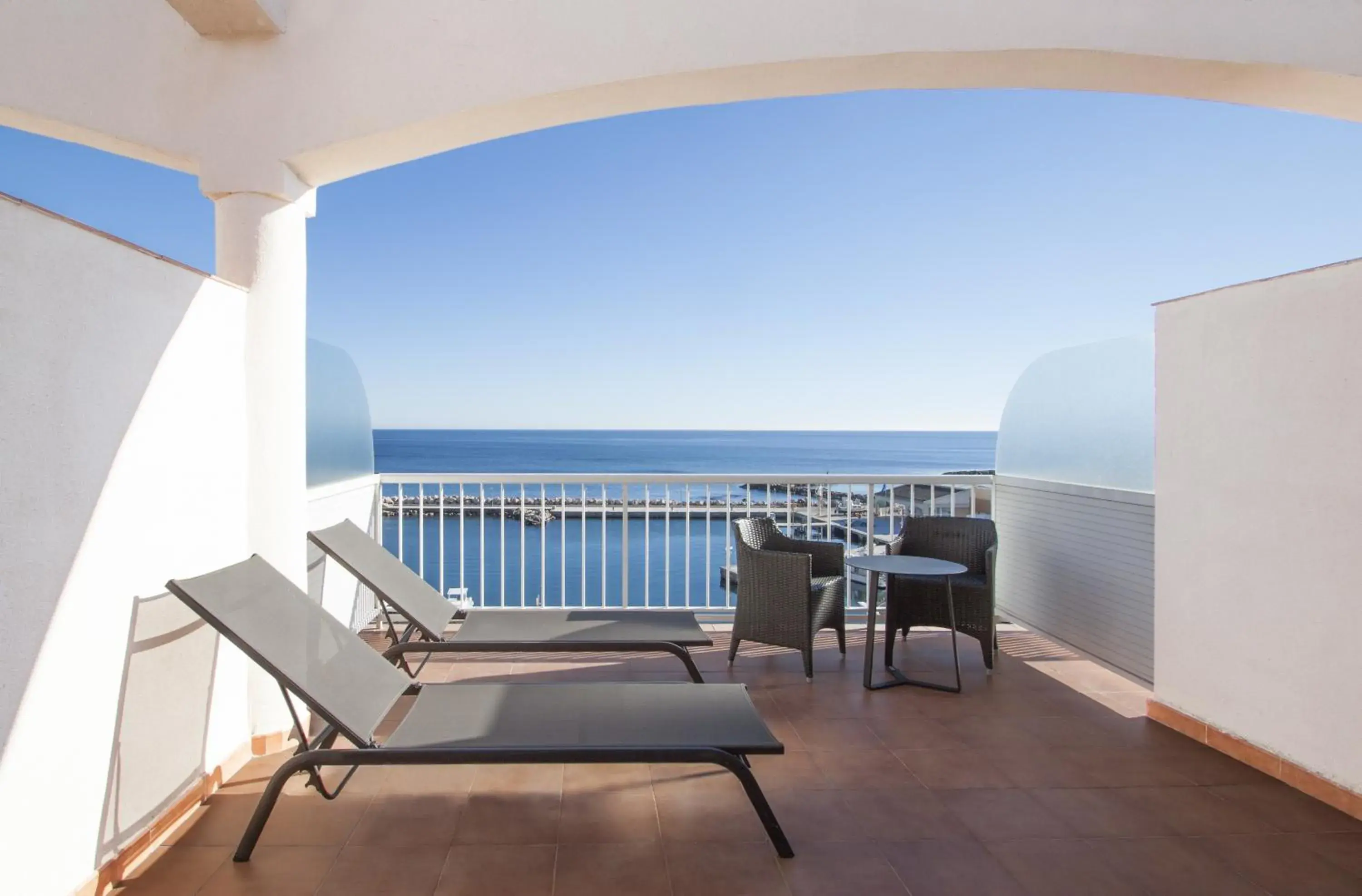 Balcony/Terrace in Catalonia del Mar - Adults Only