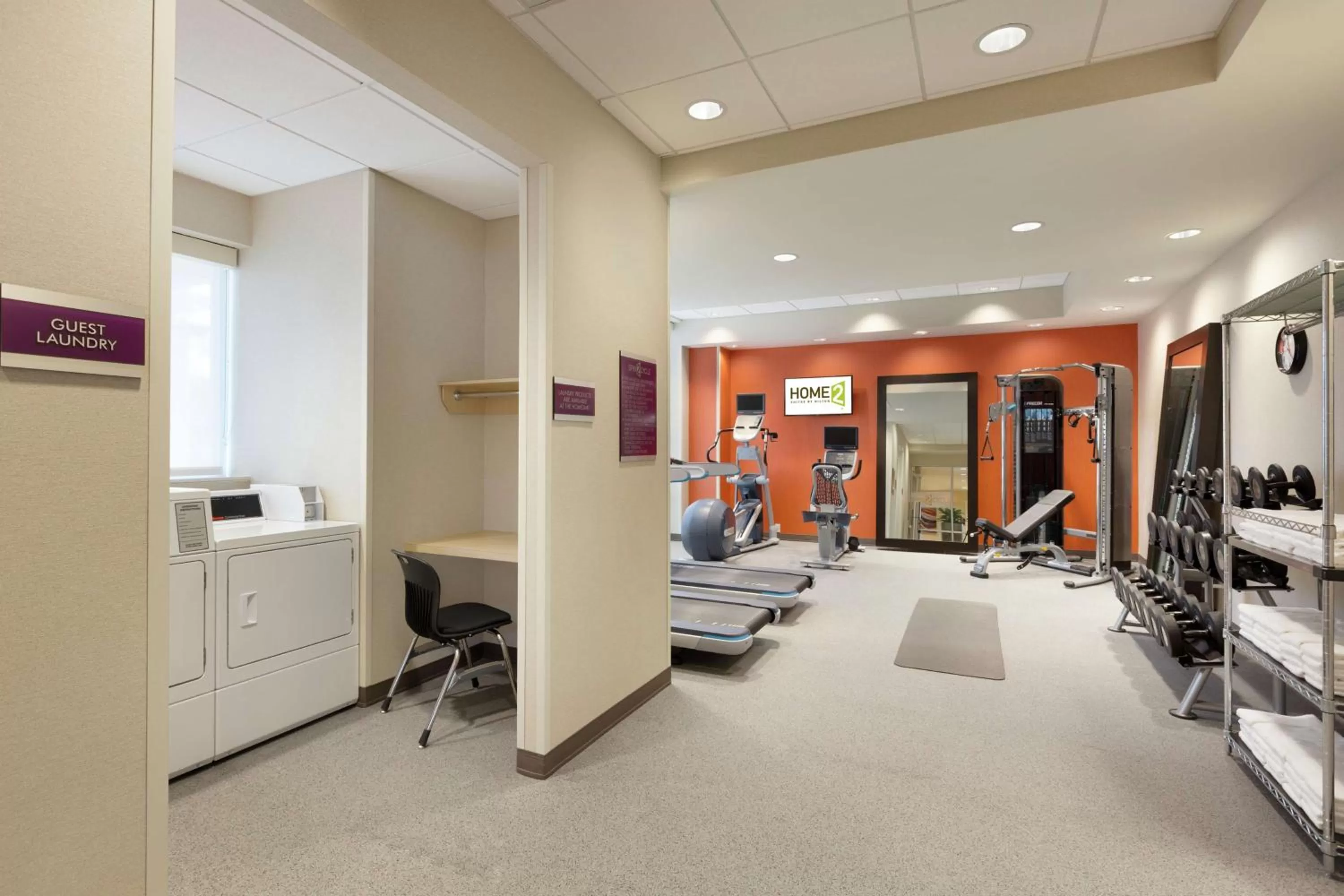 Fitness centre/facilities in Home2 Suites by Hilton Saratoga Malta