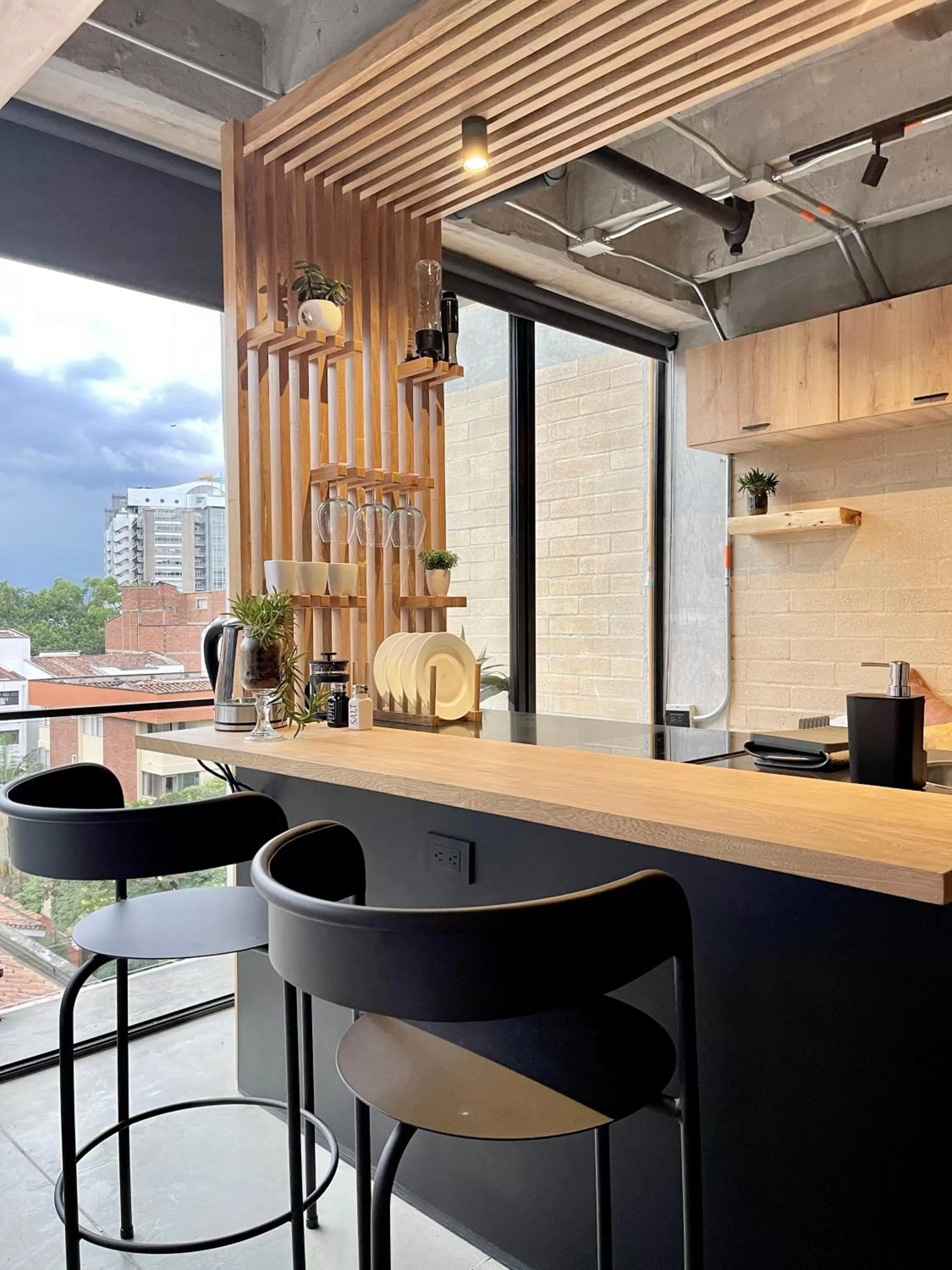 Kitchen or kitchenette in Beminimal Hotel