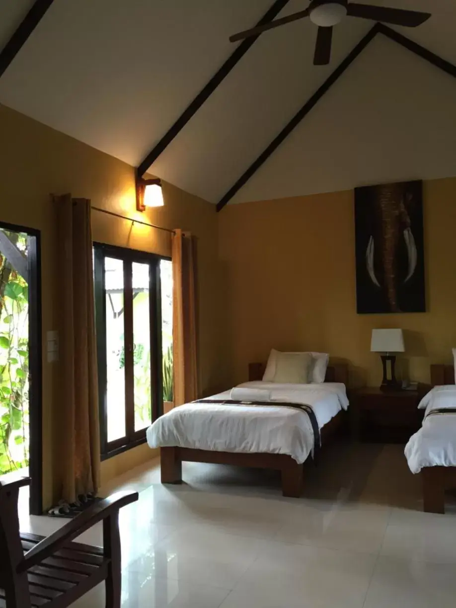 Bed in Baan Thai House